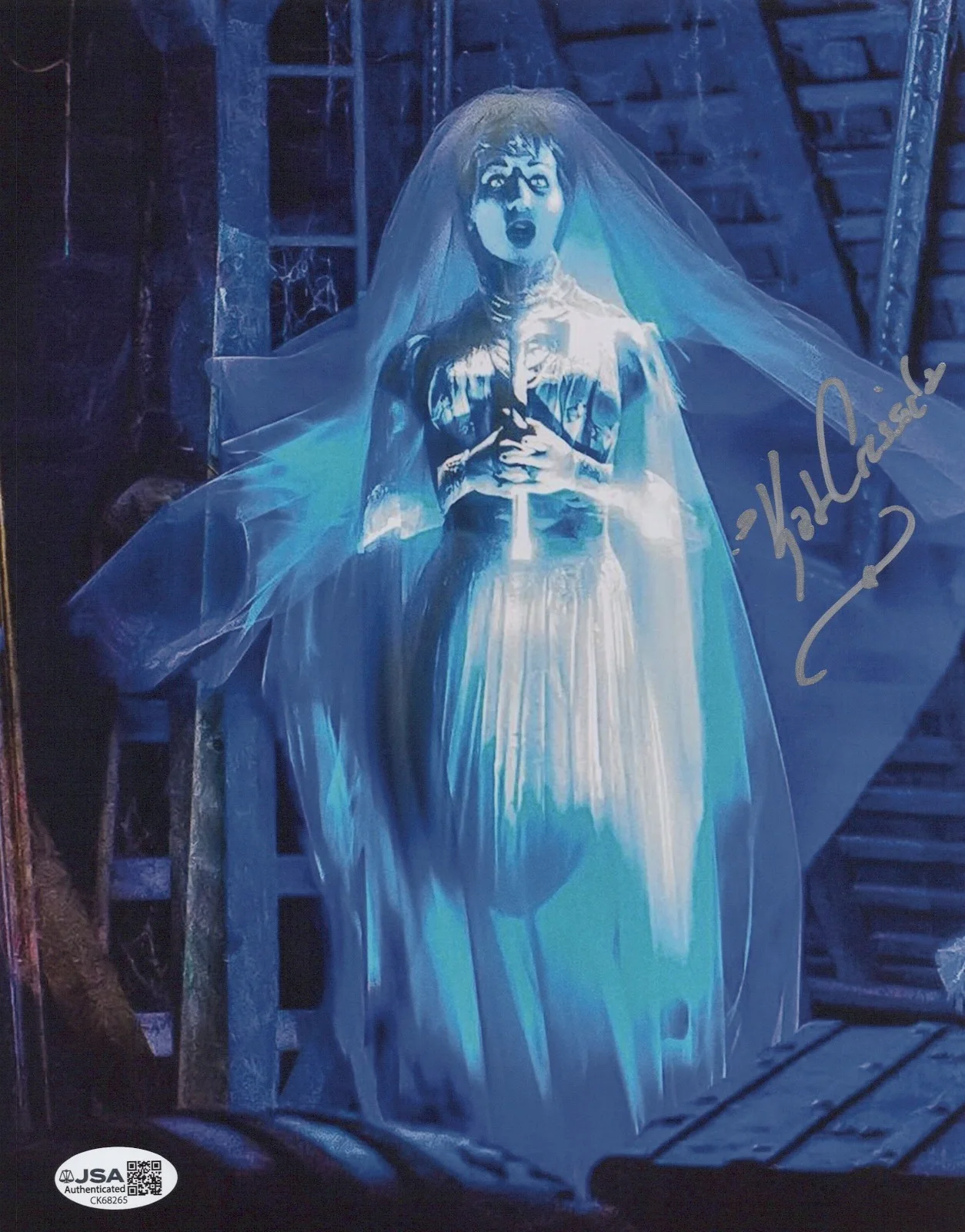 Kat Cressida — The Haunted Mansion 8x10 photo of Constance signed by Kat Cressida JSA COA