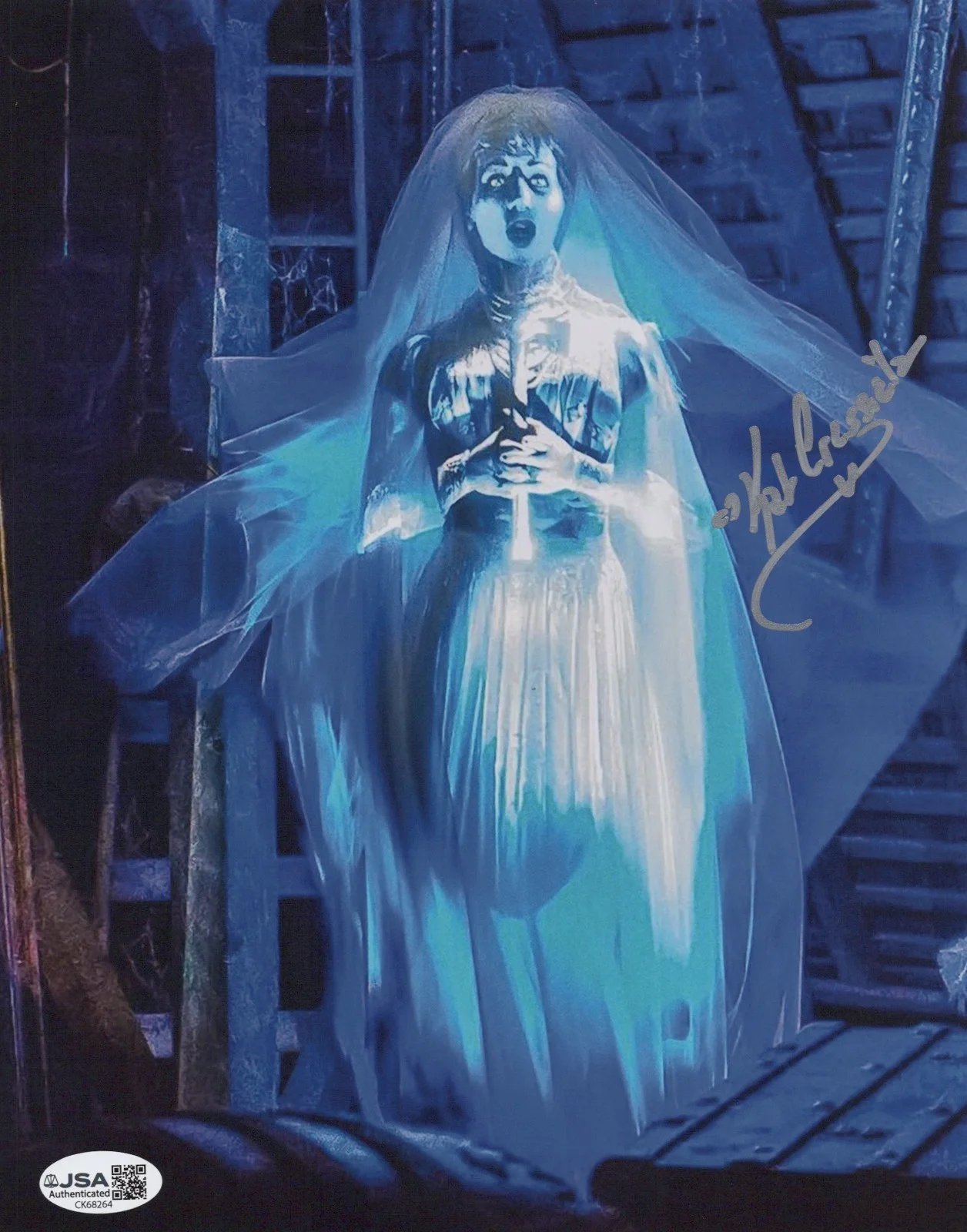 Kat Cressida — The Haunted Mansion 8x10 photo of Constance signed by Kat Cressida JSA COA