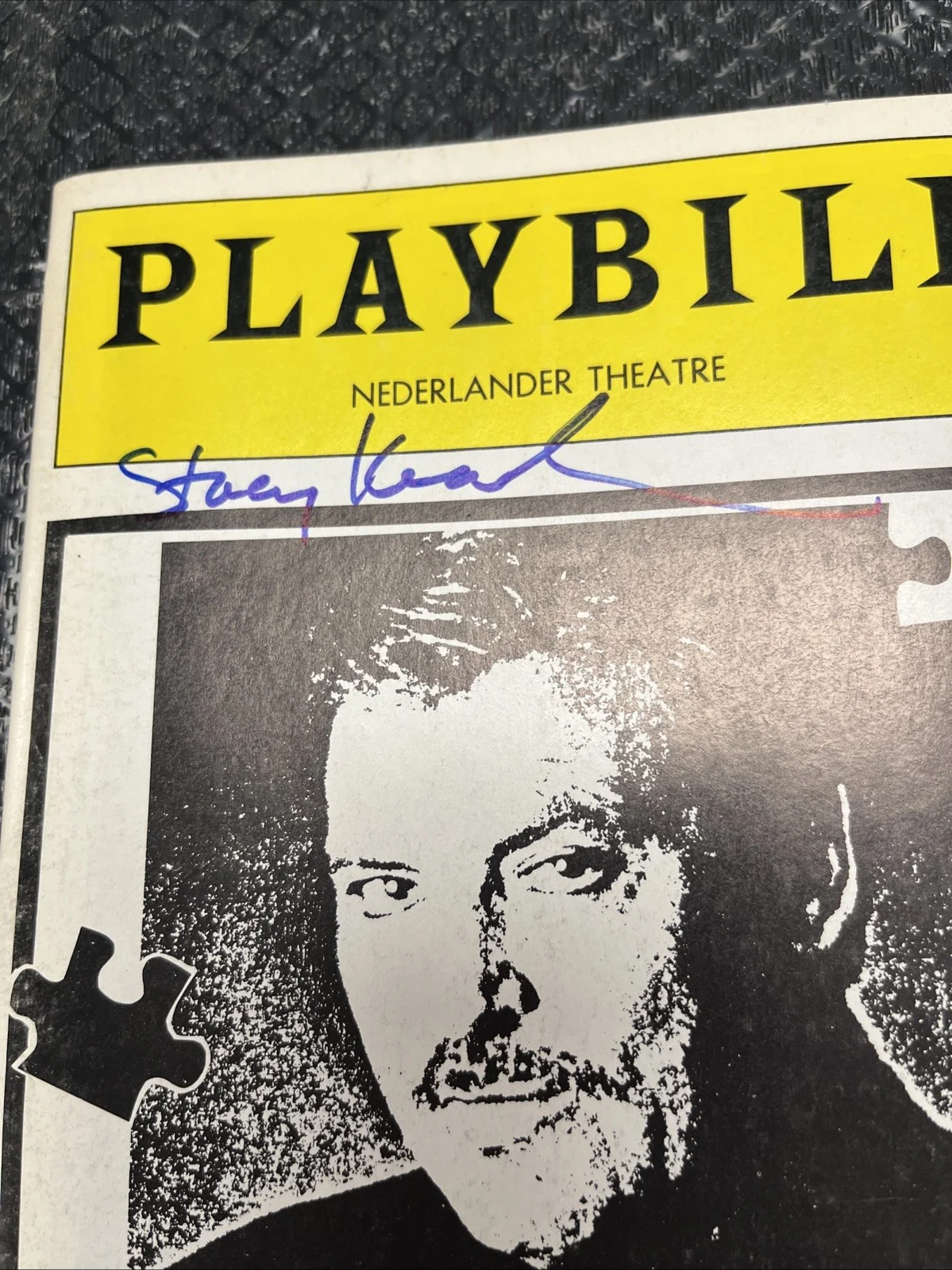 Stacy Keach Signed SOLITARY CONFINEMENT Broadway Playbill 1992, image 2