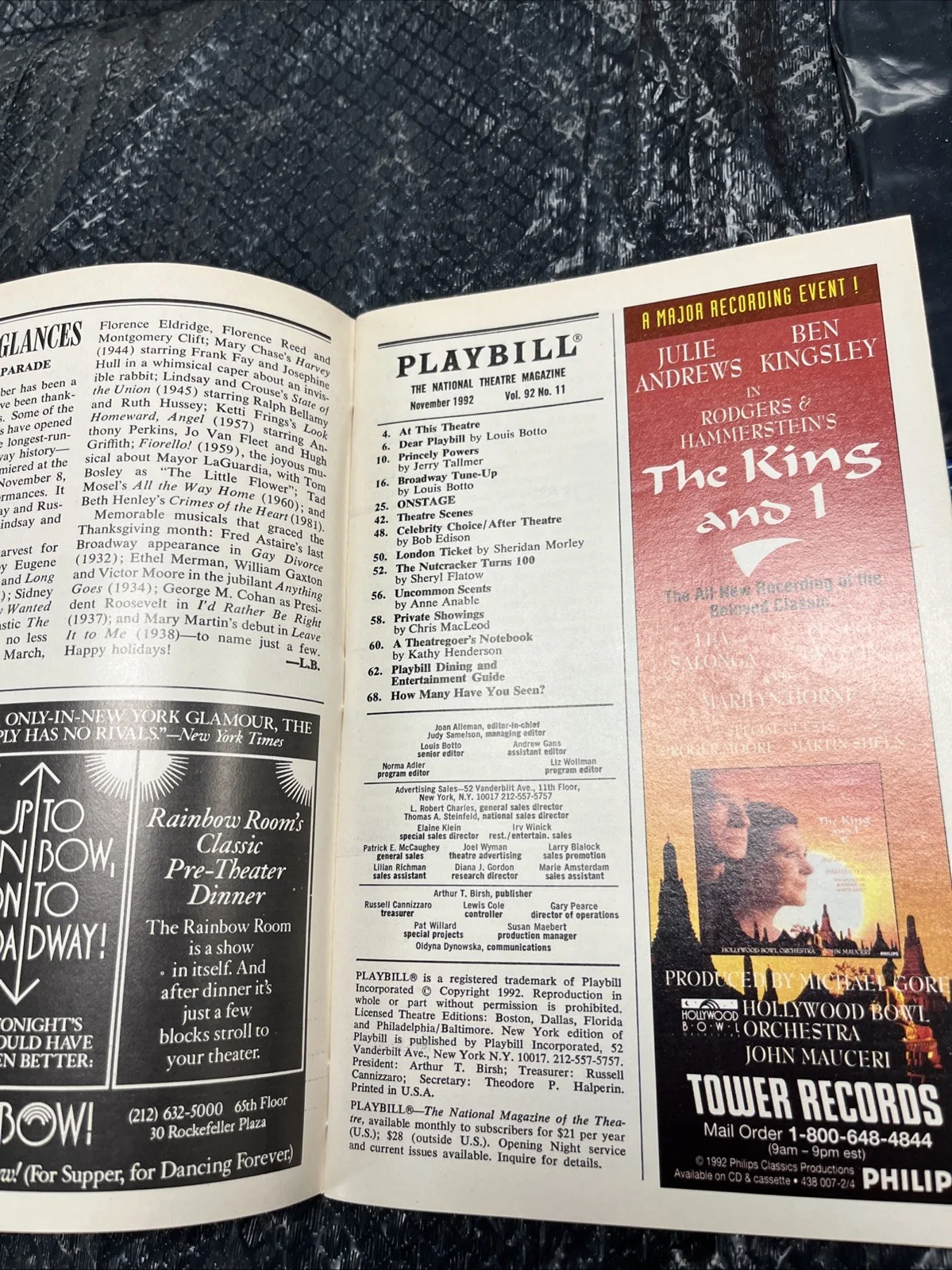Stacy Keach Signed SOLITARY CONFINEMENT Broadway Playbill 1992, image 4