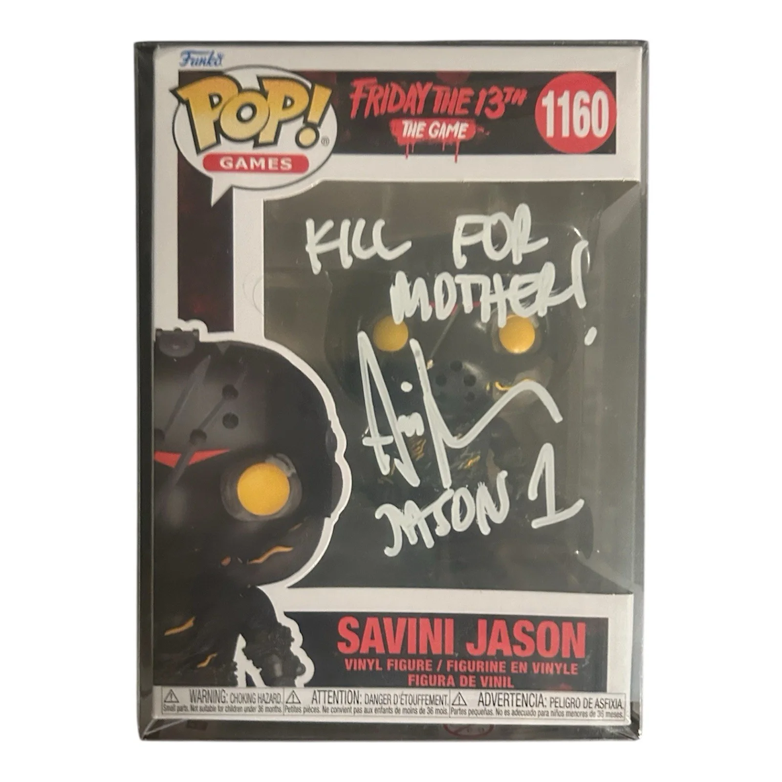 Ari Lehman — Funko Pop Games Savini Jason #1160 Autographed Friday 13th Ari Lehman Beckett, image 4