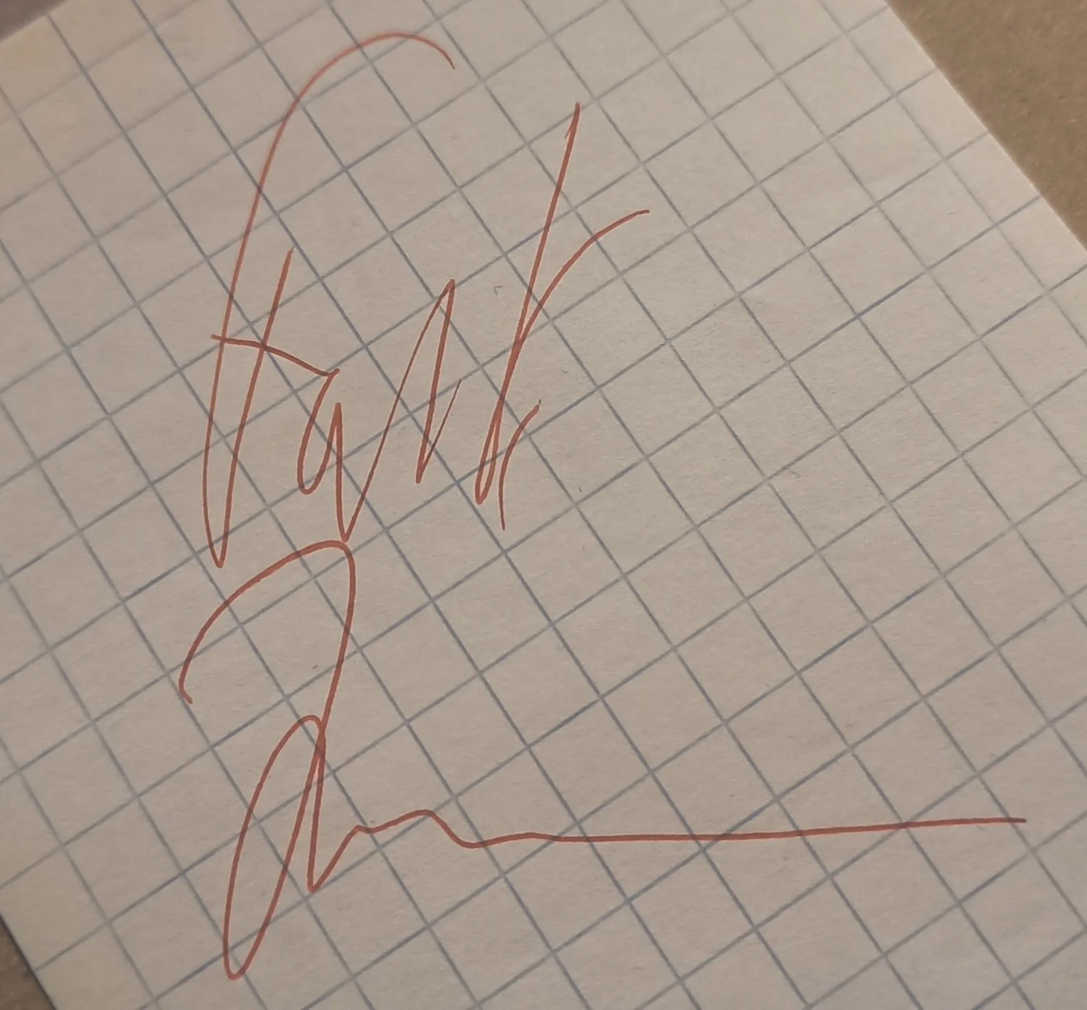 Frank Zappa original hand signed,autographed paper, image 2
