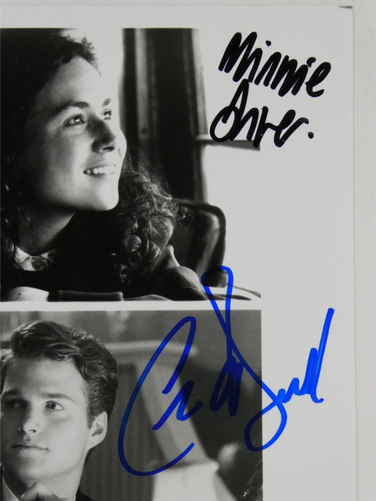 Minnie Driver — Minnie Driver Chris O'Donnell Signed B&W 8x10 Promo Photo Circle Of Friends, изображение 2