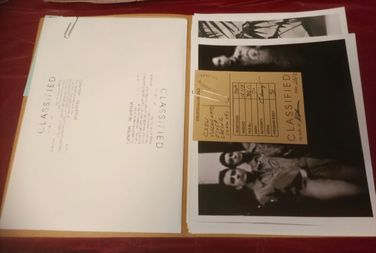 PROP - James Bond - THUNDERBALL - Mission Briefing Set Inspired fan version, image 5