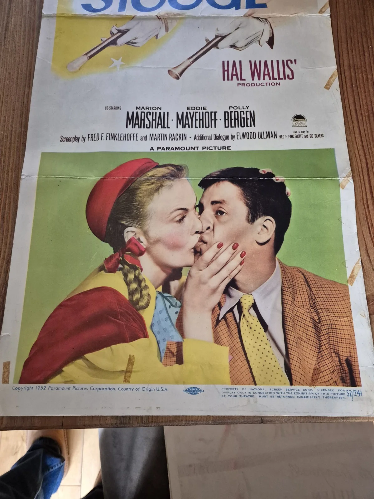 1952 The Stooge Original Cinema UK, image 4