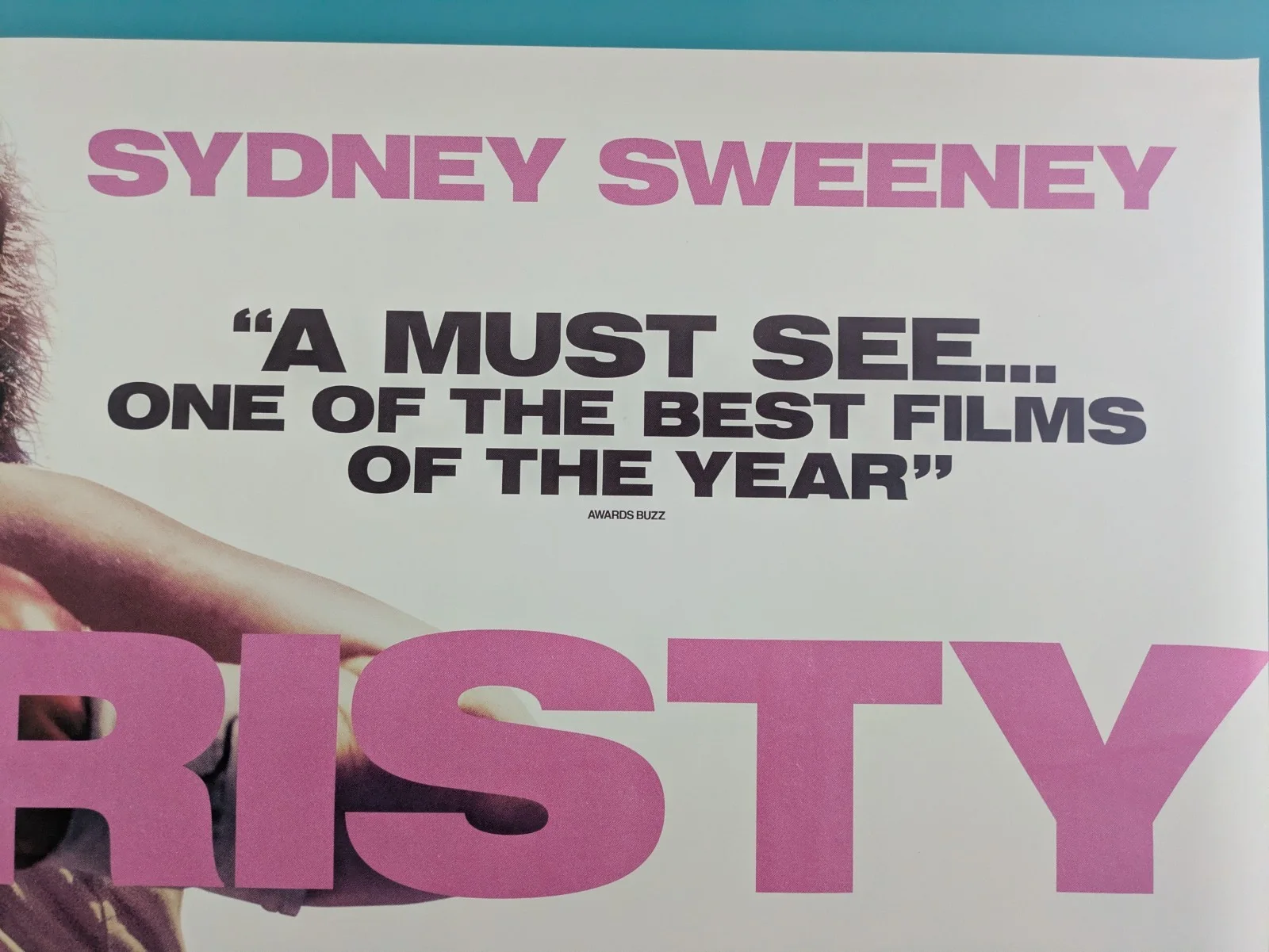 CHRISTY (2025) Original UK Quad Movie Poster Sydney Sweeney DOUBLE SIDED VGC, изображение 3