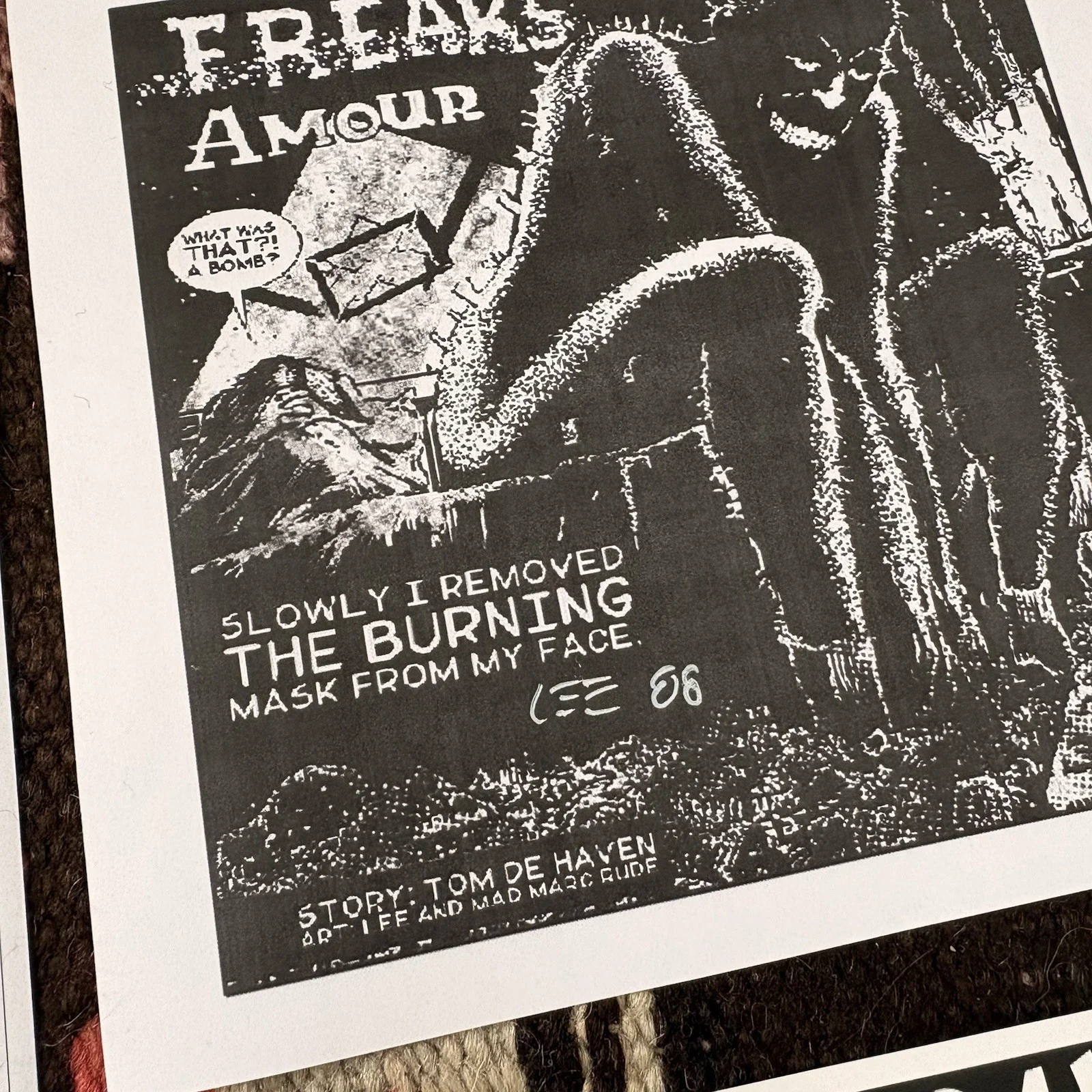Lee Ellingson Signed Punk Rock Flyers, image 3