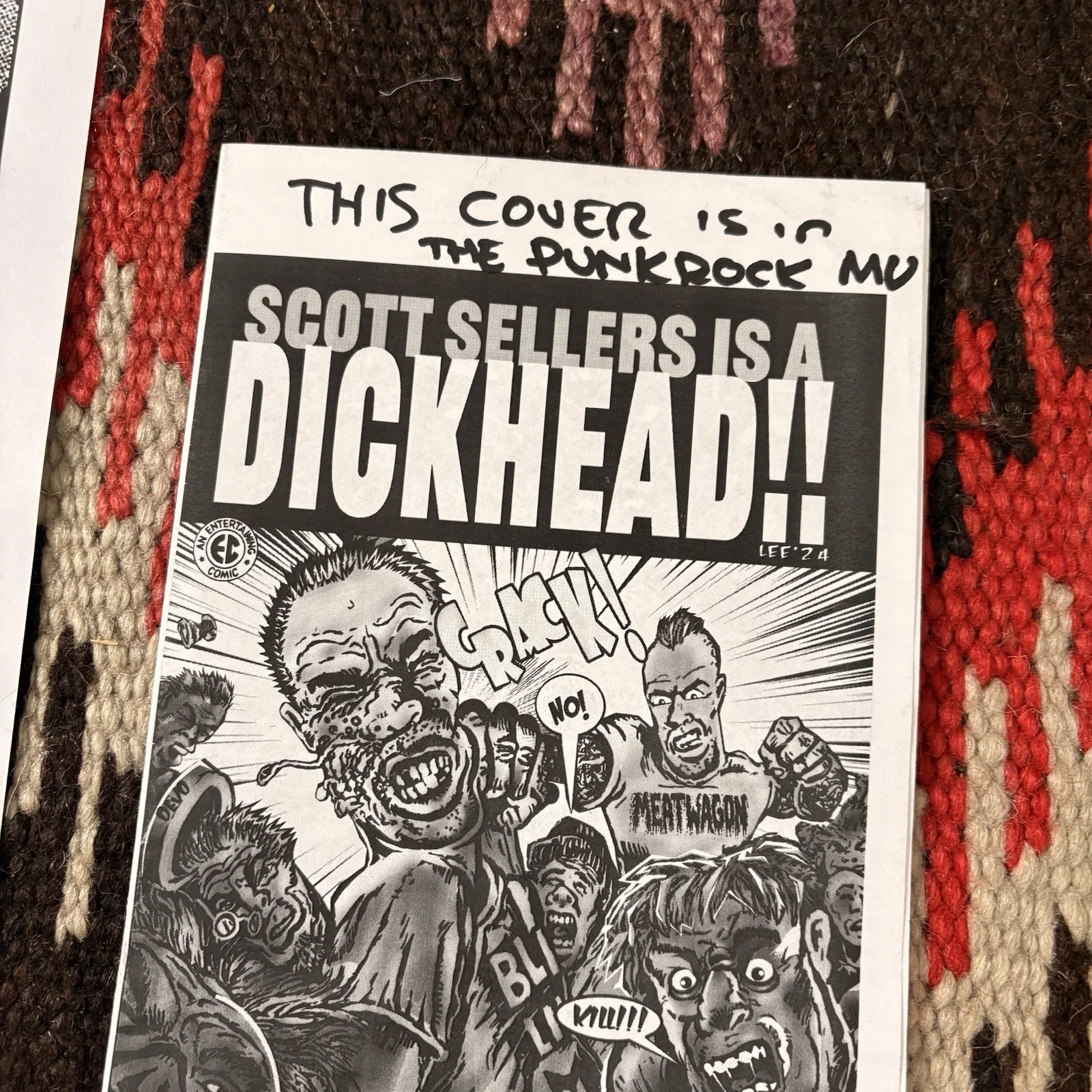 Lee Ellingson Signed Punk Rock Flyers, image 4