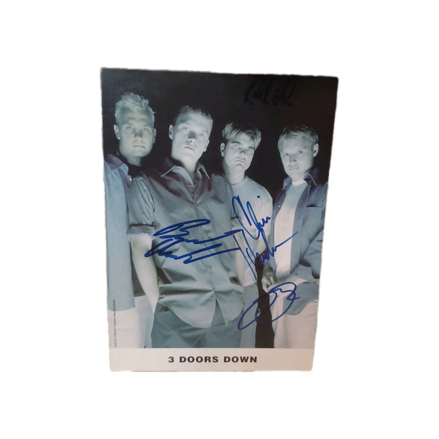 3 Doors Down Band Autograph 5X7 Photo Signed Autographed In Ink Not A Copy., изображение 3