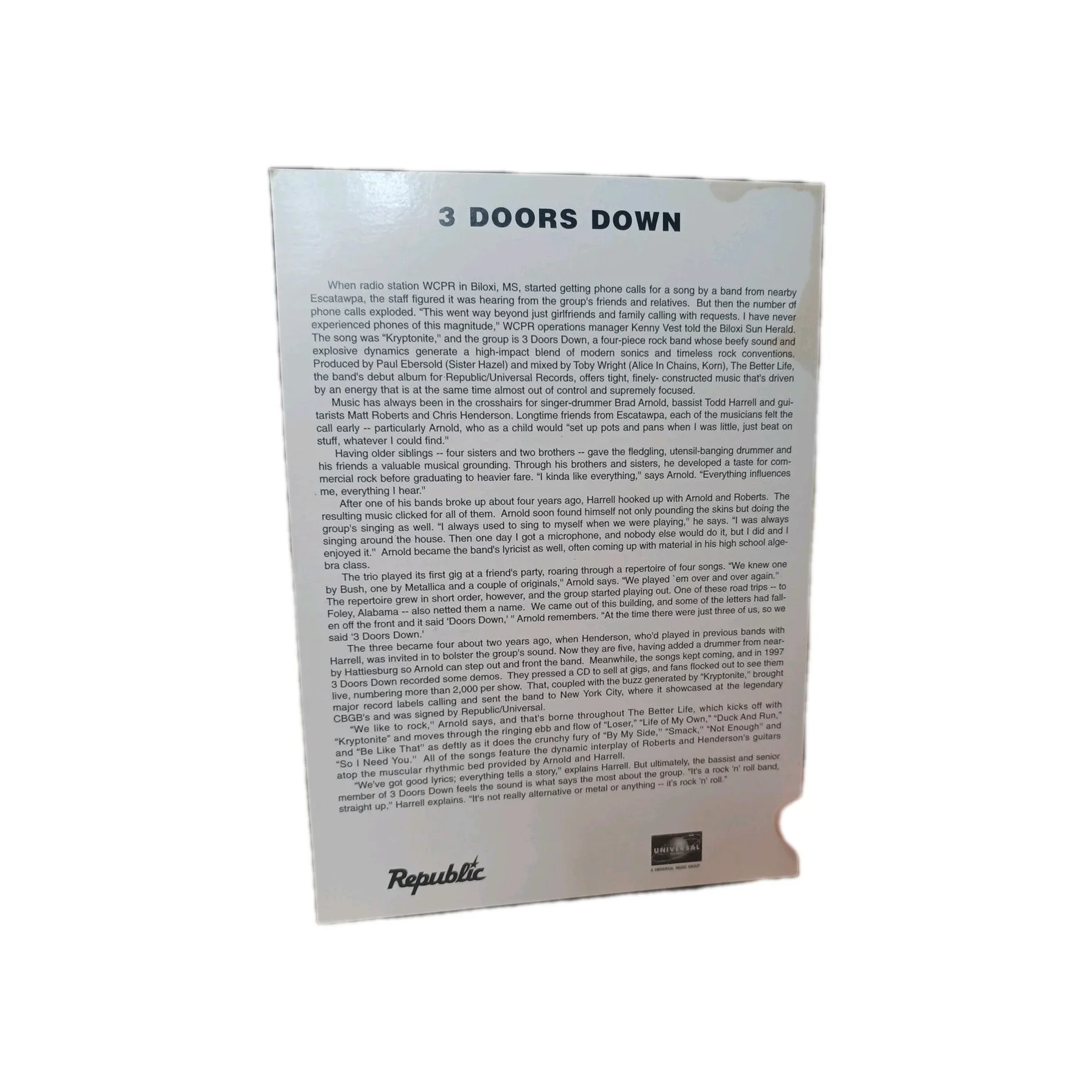 3 Doors Down Band Autograph 5X7 Photo Signed Autographed In Ink Not A Copy., изображение 4