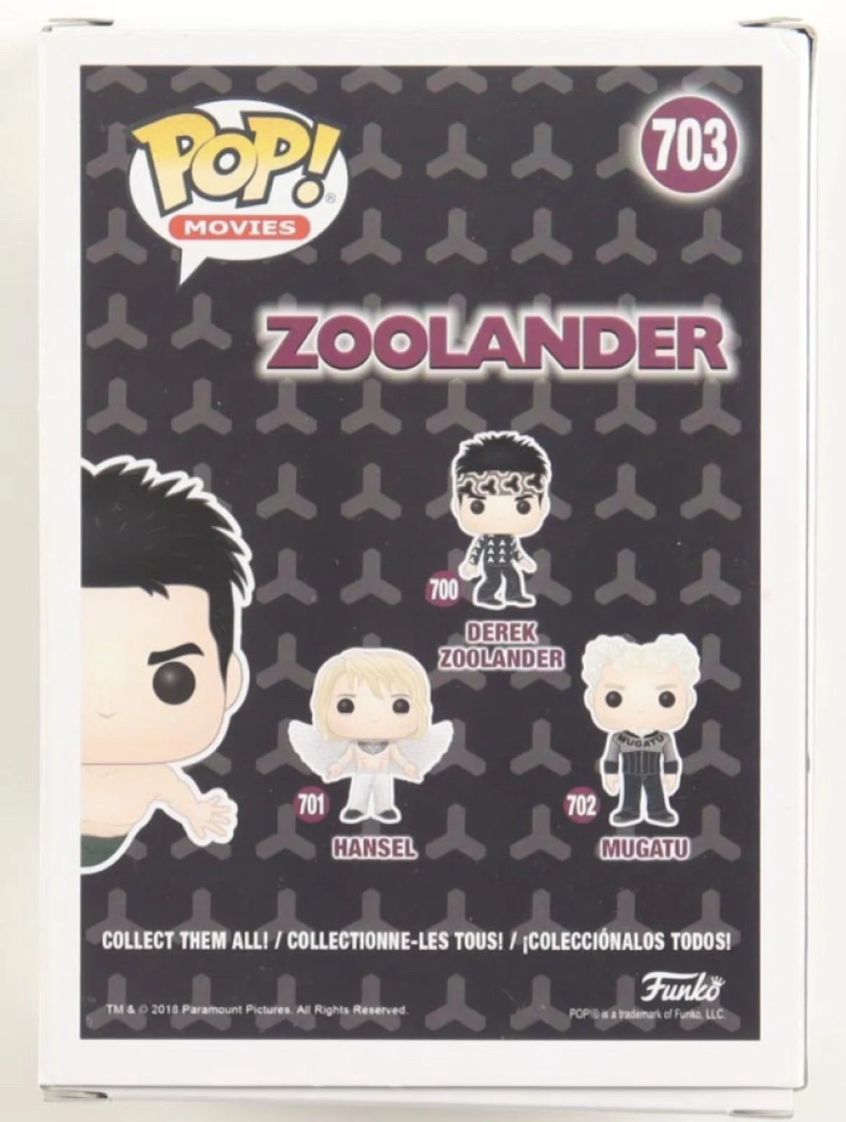 Ben Stiller — Ben Stiller Signed Autographed Funko Pop 703 Derek Zoolander Authentic ACOA COA, image 3
