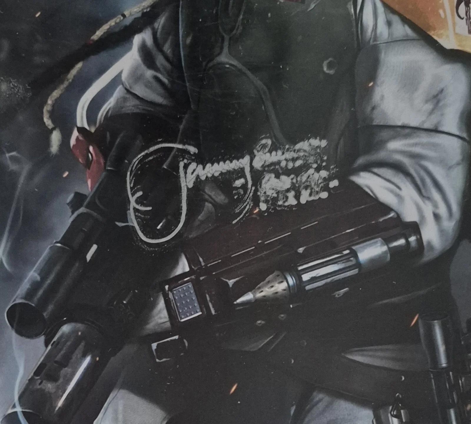 Star Wars Jeremy Bulloch Boba Fett 8x10 Autographed Photo Smeared Auto Authentic, изображение 2