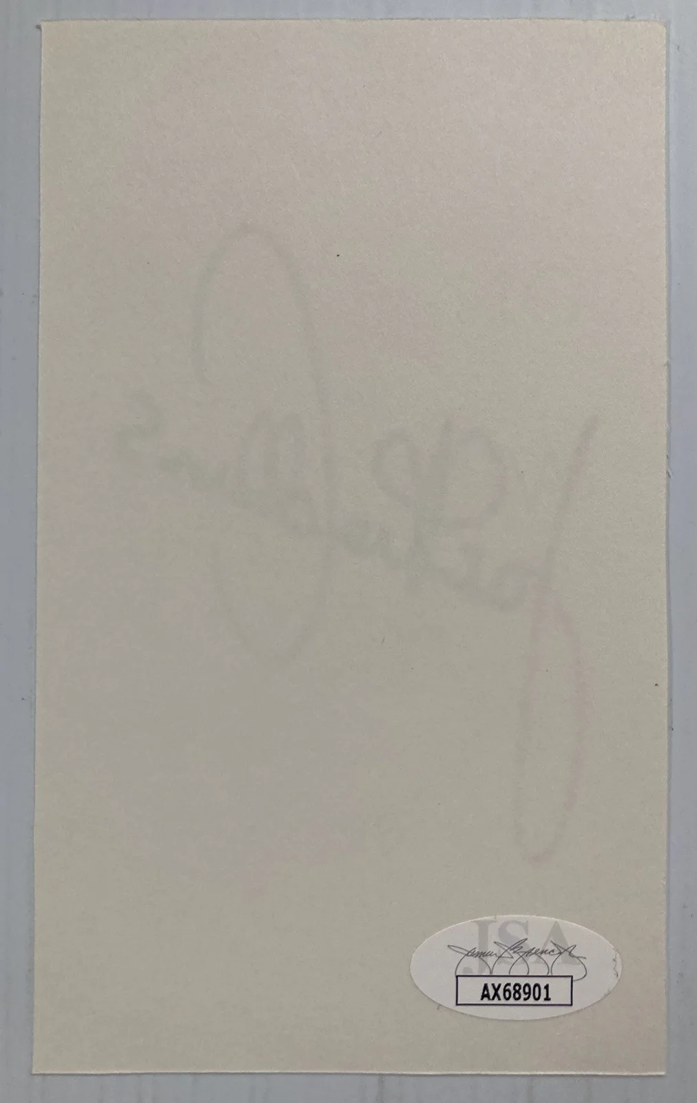 Jackie Collins — Hollywood Wives Author Jackie Collins Signed Autograph 3x5 Cut - JSA - FREE S&H!, image 3