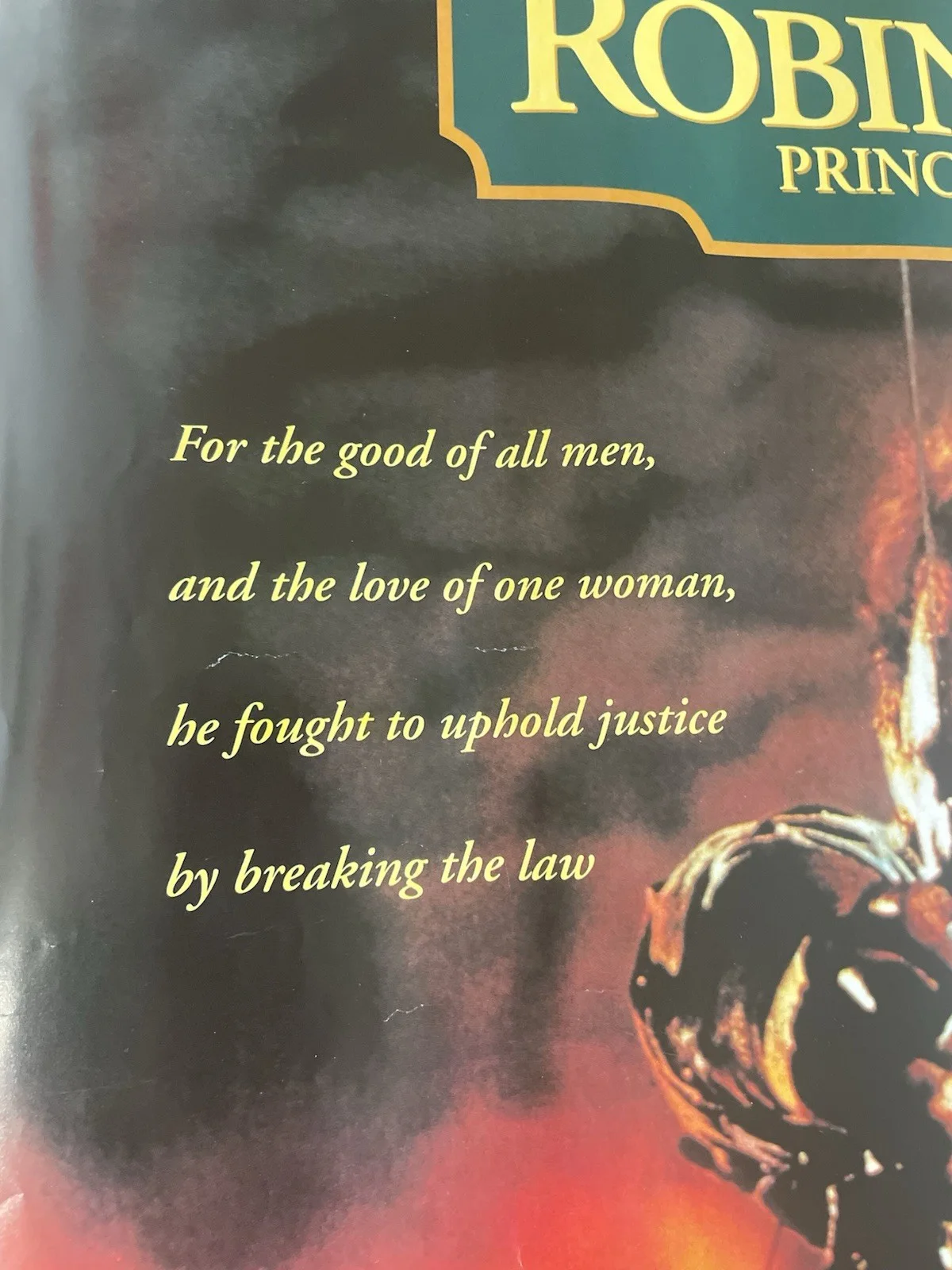 Vintage Robin Hood Prince Of Thieves Movie Advertising Poster. Kevin Costner, изображение 2