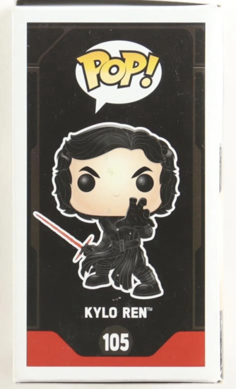Christian Slater — Christian Slater Signed "Star Wars" #105 Kylo Ren Supreme Leader Funko Pop COA, изображение 4