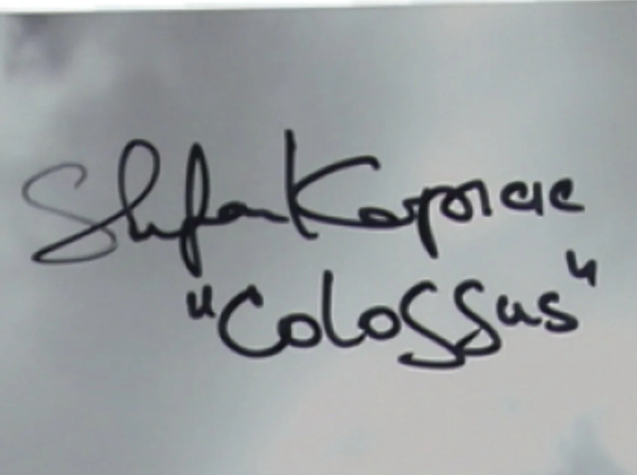 STEFAN KAPICIC — STEFAN KAPICIC 'Colossus' Signed Deadpool 8x10 Photo (JSA Basic COA)-2, image 2