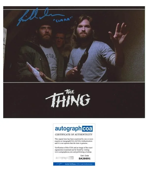 Richard Masur — Richard Masur "The Thing" AUTOGRAPH Signed 'Clark' Autographed 8x10 Photo B ACOA