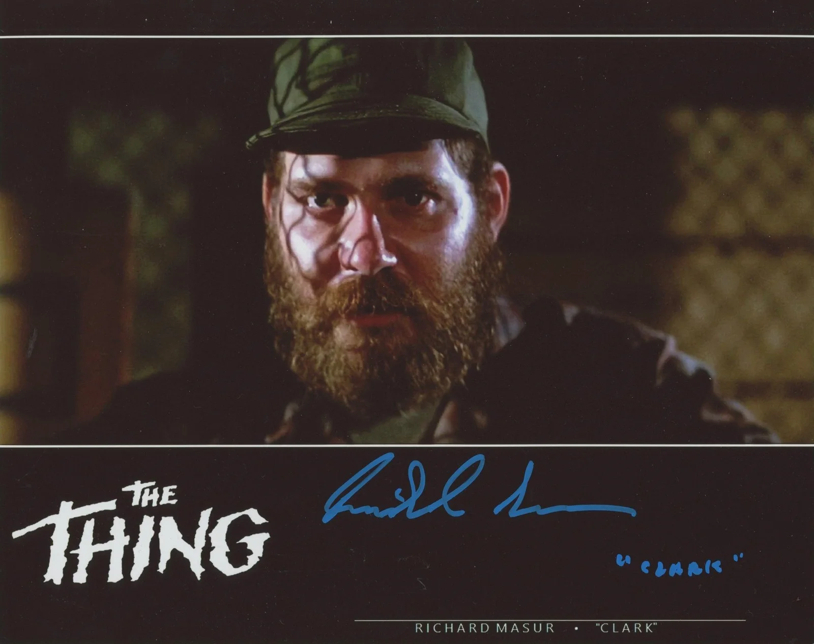 Richard Masur — Richard Masur "The Thing" AUTOGRAPH Signed 'Clark' Autographed 8x10 Photo ACOA, image 2