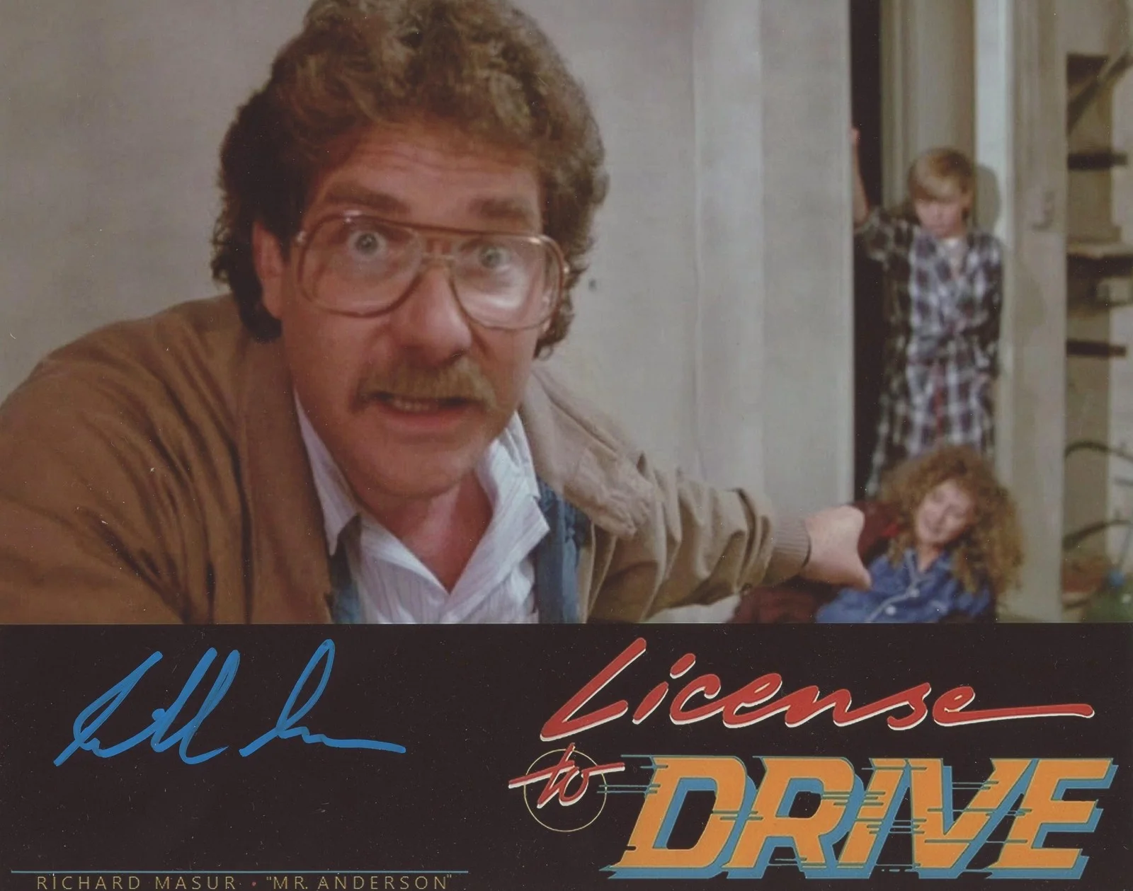 Richard Masur — Richard Masur "License to Drive" AUTOGRAPH Signed Mr. Anderson 8x10 Photo B ACOA, изображение 2