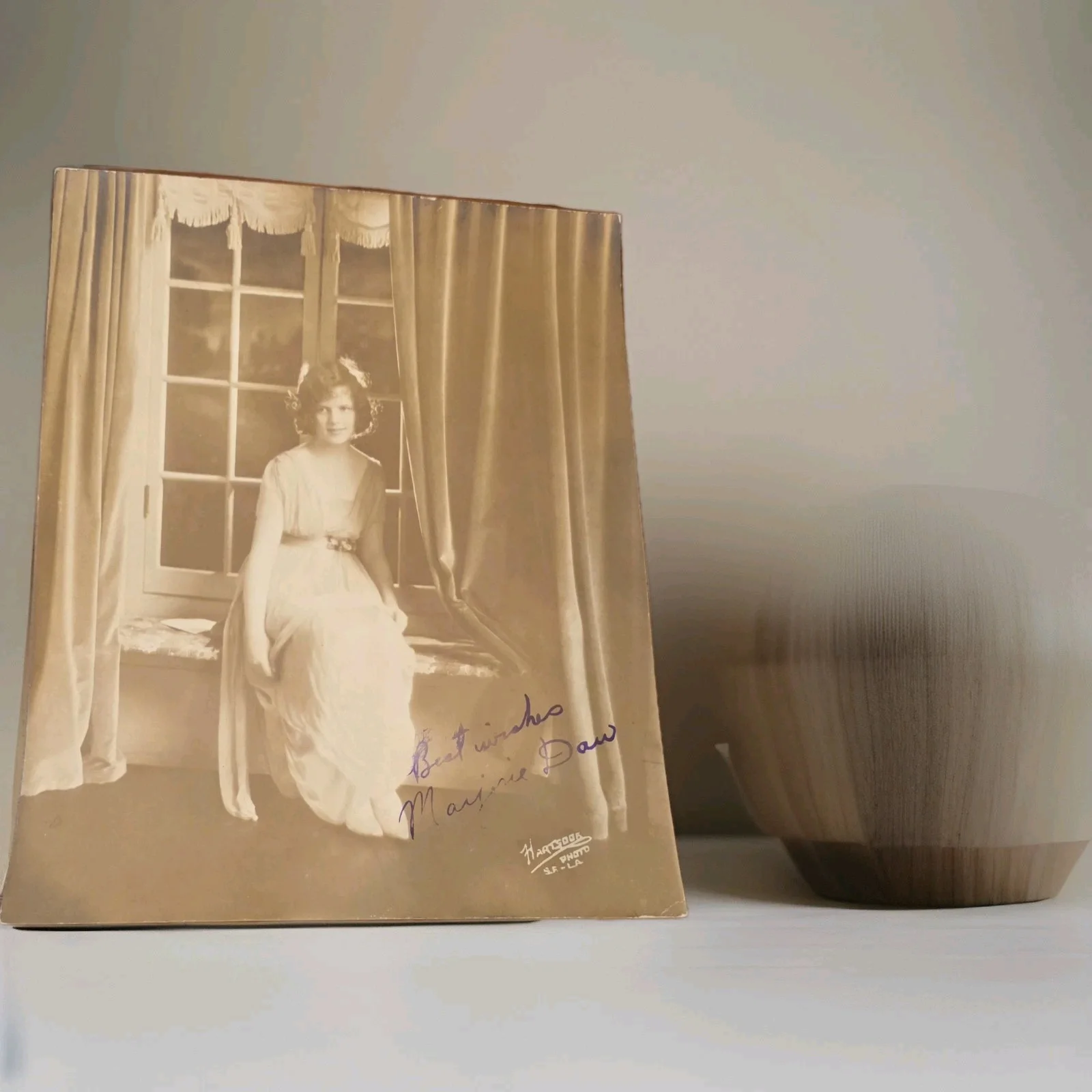 Marjorie Daw — MARJORIE DAW Silent Film Signed Portrait Photo By Hartsook SF-LA 7.3x9.3