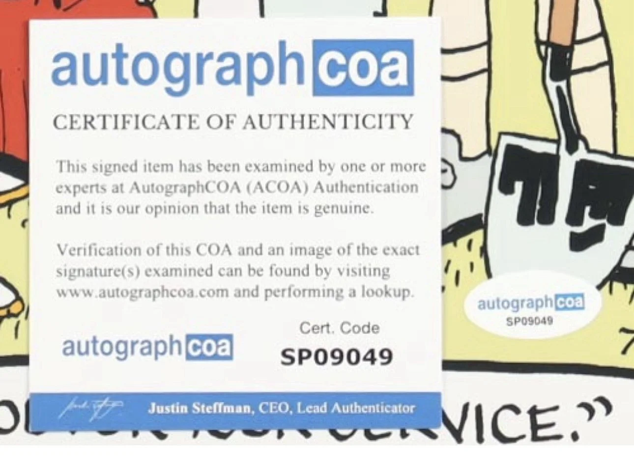 Ron Ferdinand — Ron Ferdinand Rare! signed autographed Dennis The Menace 8x10 photo Beckett COA, изображение 3