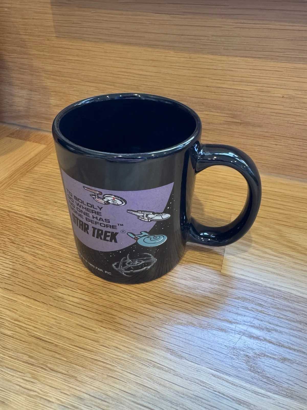 Rare 90’s Genuine Star Trek Paramount Pictures Mug 1993 Vintage Retro Film, изображение 5