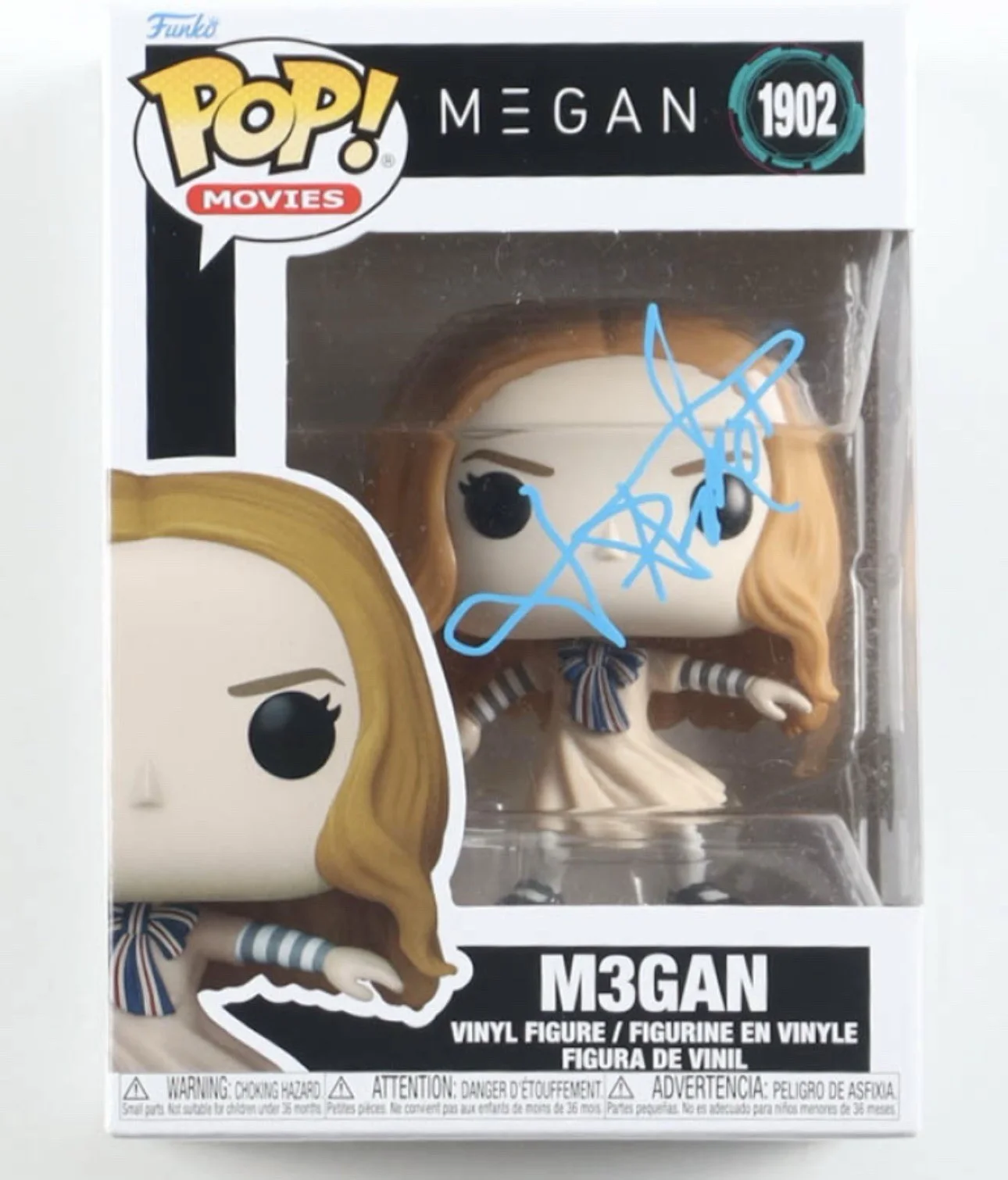 Amie Donald — Amie Donald Signed/Autographed M3gan Megan Funko Pop #1902 Beckett COA