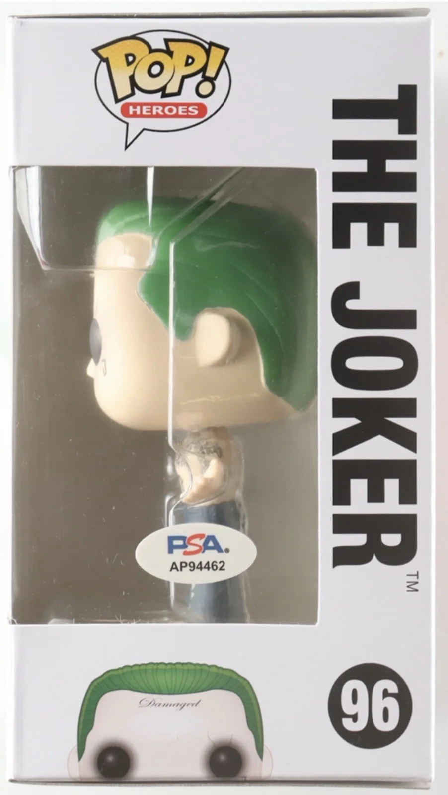 Jared Leto — Jared Leto Signed Autographed The Joker Funko Pop #96 Suicide Squad PSA COA, изображение 2