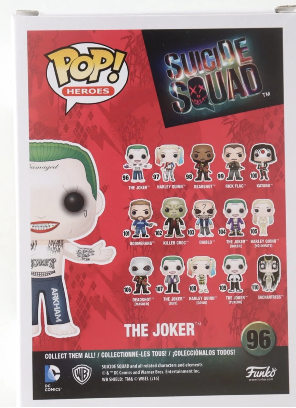 Jared Leto — Jared Leto Signed Autographed The Joker Funko Pop #96 Suicide Squad PSA COA, изображение 3