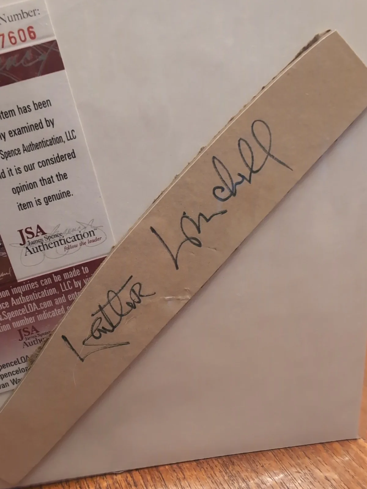 1930s- 1960s News Broadcaster Walter Winchell Signed Autograph Cut Auto Jsa Coa, image 2