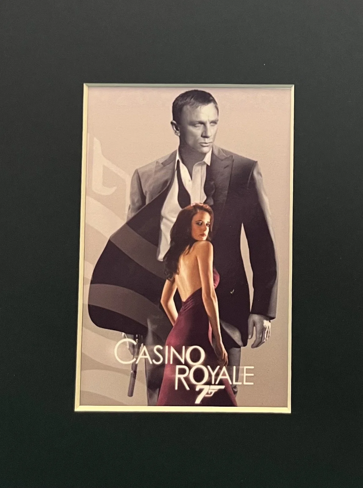 007 JAMES BOND. CASINO ROYALE . 35mm Film Cell Mounted Display, image 2