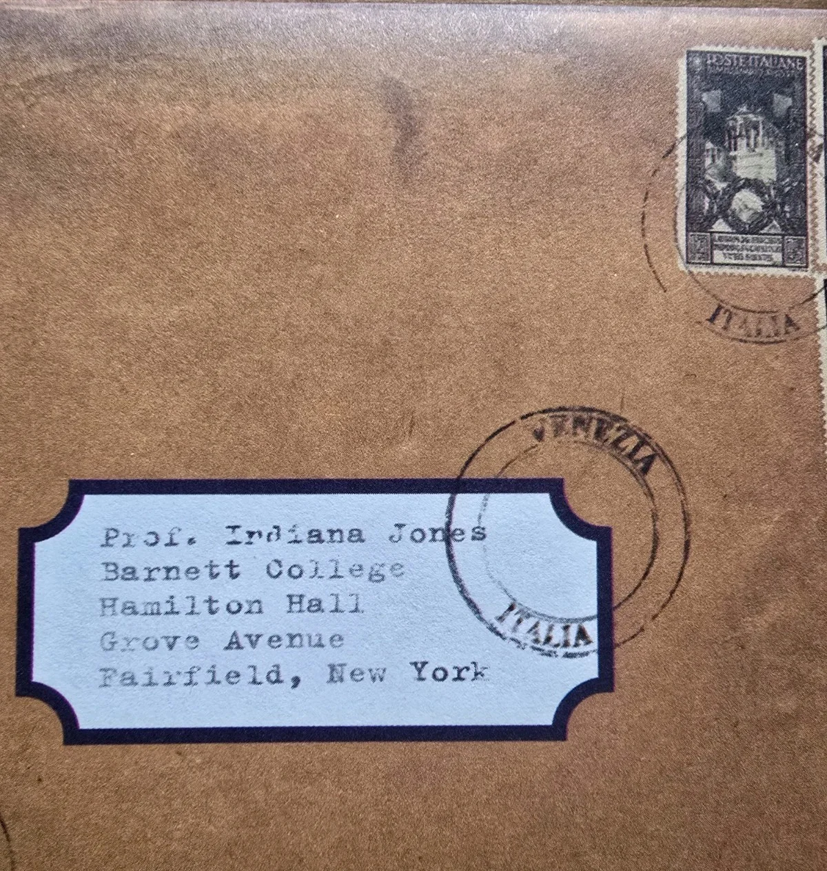Indiana Jones Barnett College Letter Paramount DVD Promomotial Insert - Unopened, изображение 3