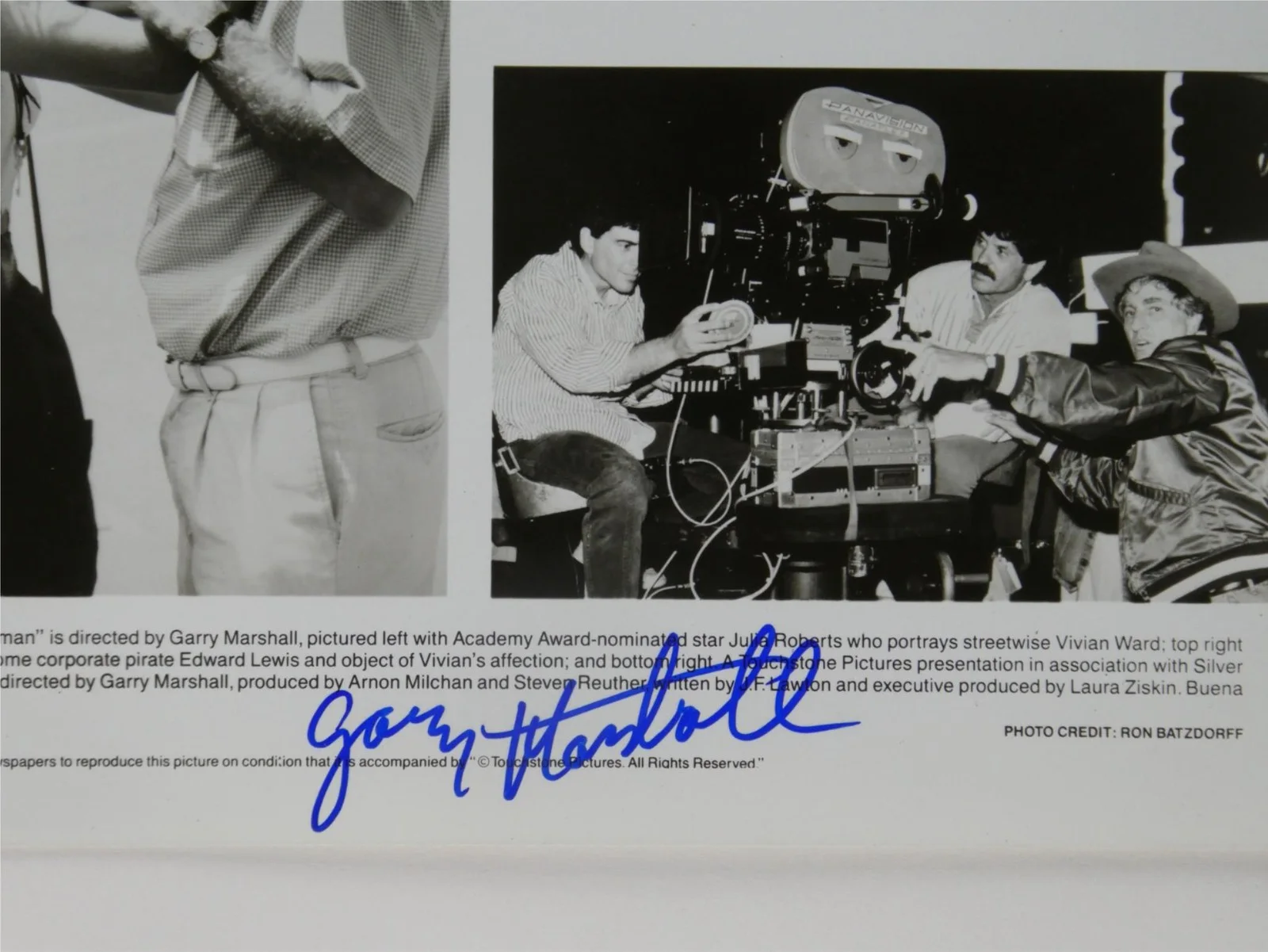 Kelly Coffield — Gary Marshall Signed B&W 8x10 Promo Photo Pretty Woman Autographed, изображение 2