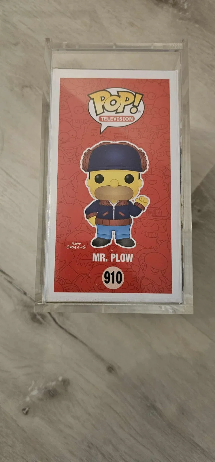 Homer Simpsons Funko Signed Dan Castellaneta COA Hot Topic Mr Plow Rare Hard, image 3