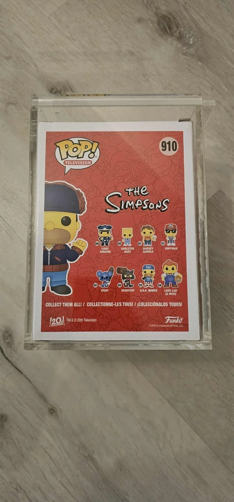 Homer Simpsons Funko Signed Dan Castellaneta COA Hot Topic Mr Plow Rare Hard, image 5