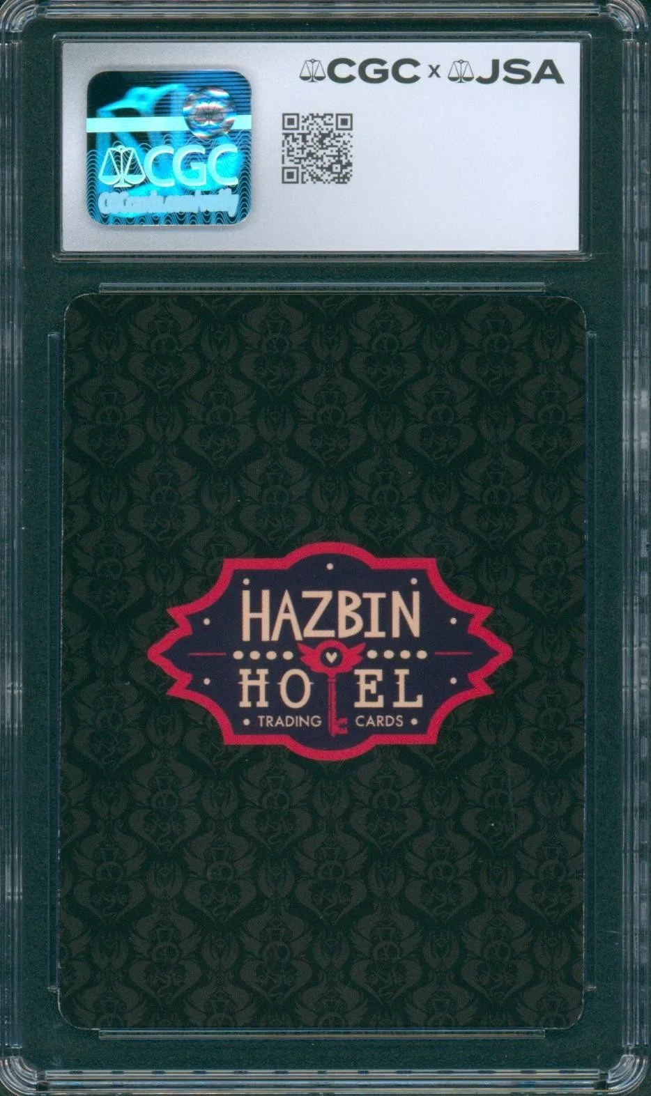 Blake Roman — Blake Roman Signed Card Hazbin Hotel Ed. 2 Angel Dust Autograph CGC x JSA SLAB, image 2
