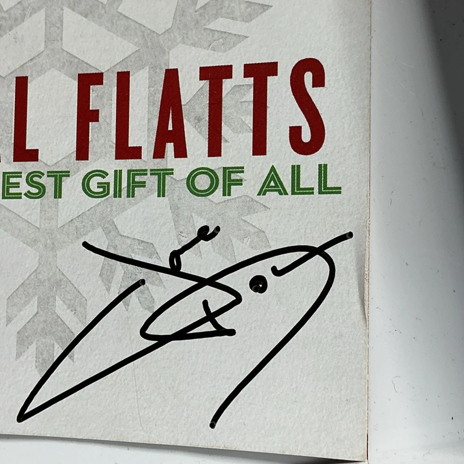 Rascal Flatts signed Joe Don CD insert Autographed The Greatest Gift Of All, image 5