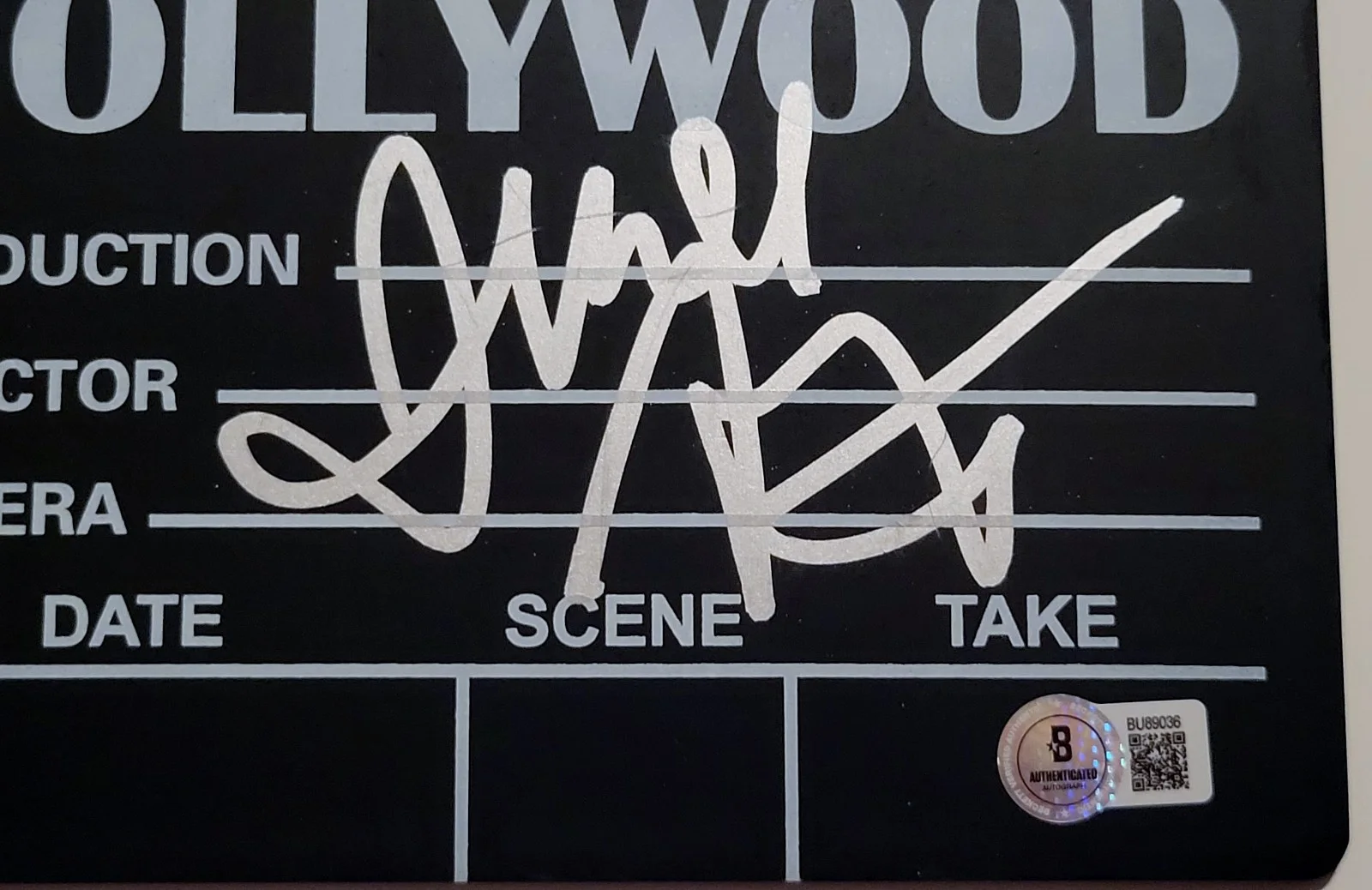 Judd Apatow — JUDD APATOW Signed Clapboard Clapper Knocked Up Bridesmaids Superbad Beckett BAS, image 2