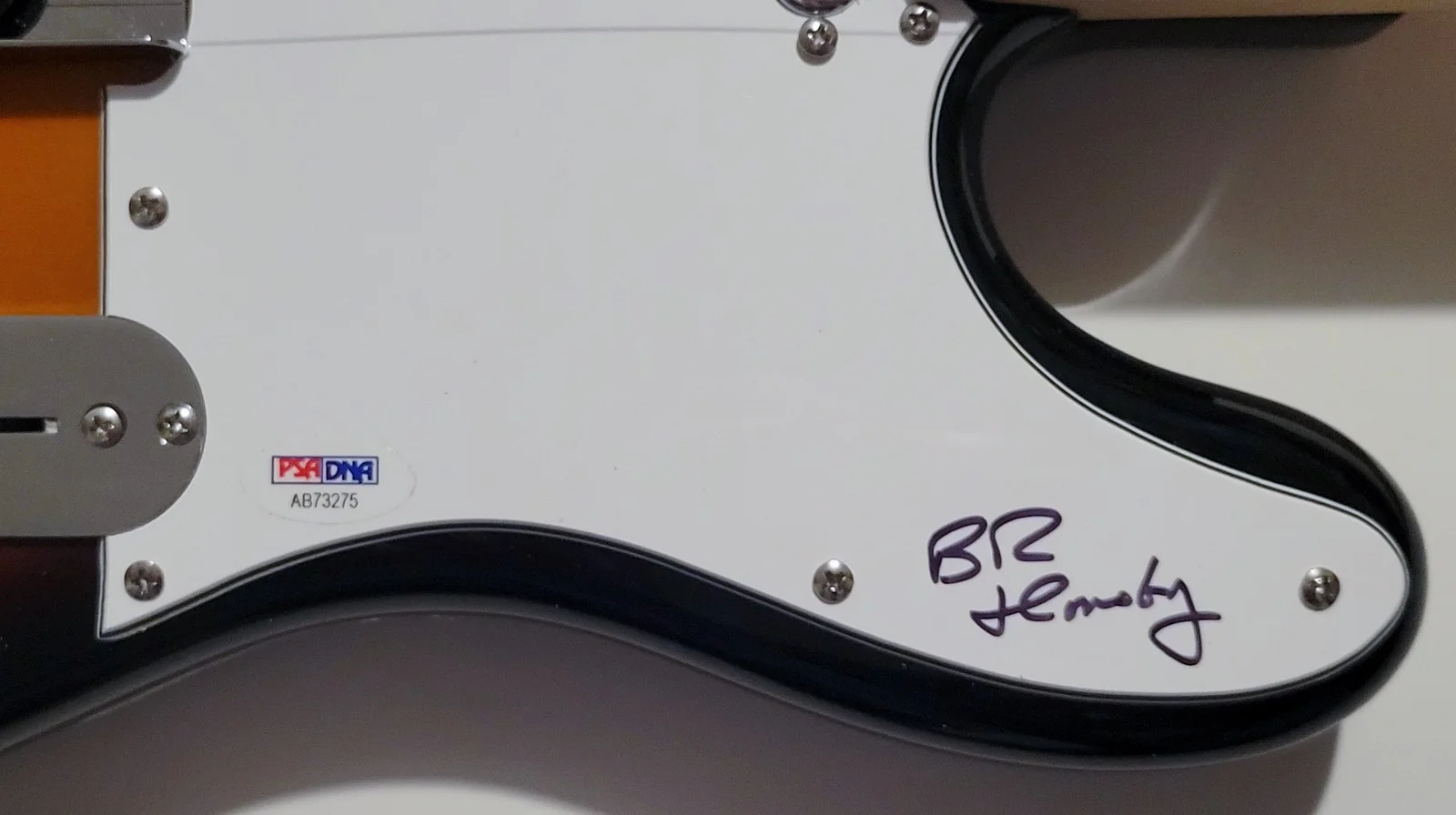 BRUCE HORNSBY Signed Custom Designed Electric Guitar and the Range PSA/DNA, image 3