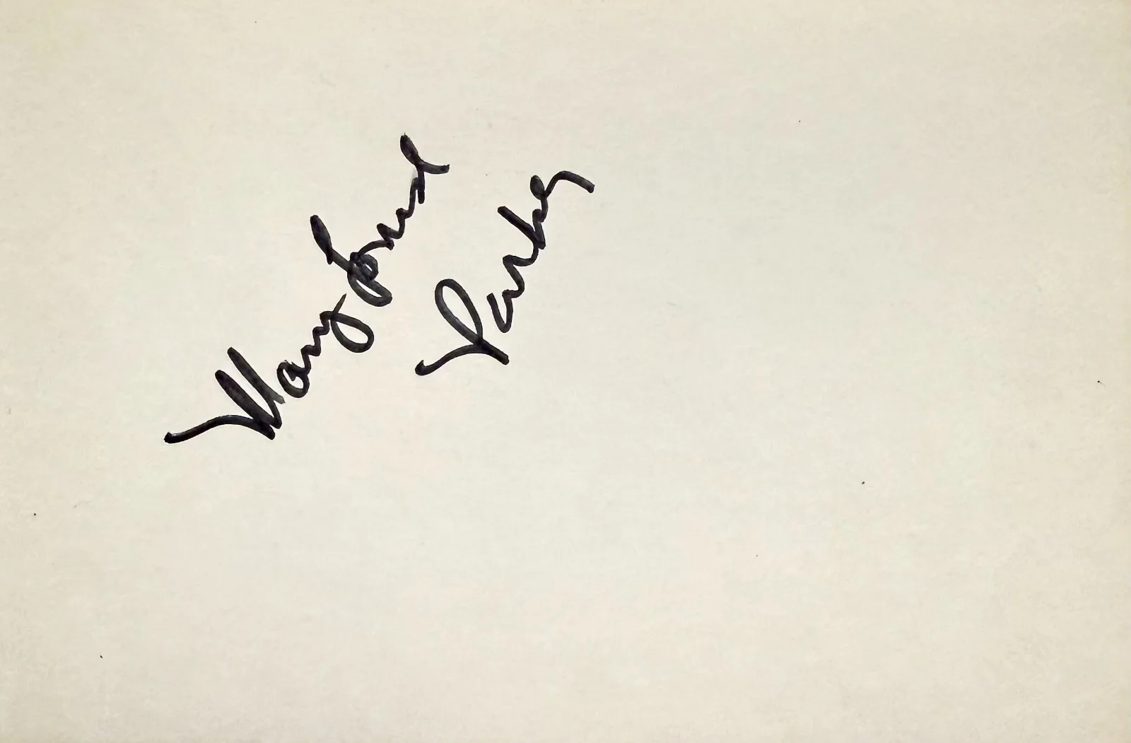 Mary Louise Parker — MARY LOUISE PARKER Signed Autographed 4x6 INDEX CARD The Blacklist Mr. Mercedes