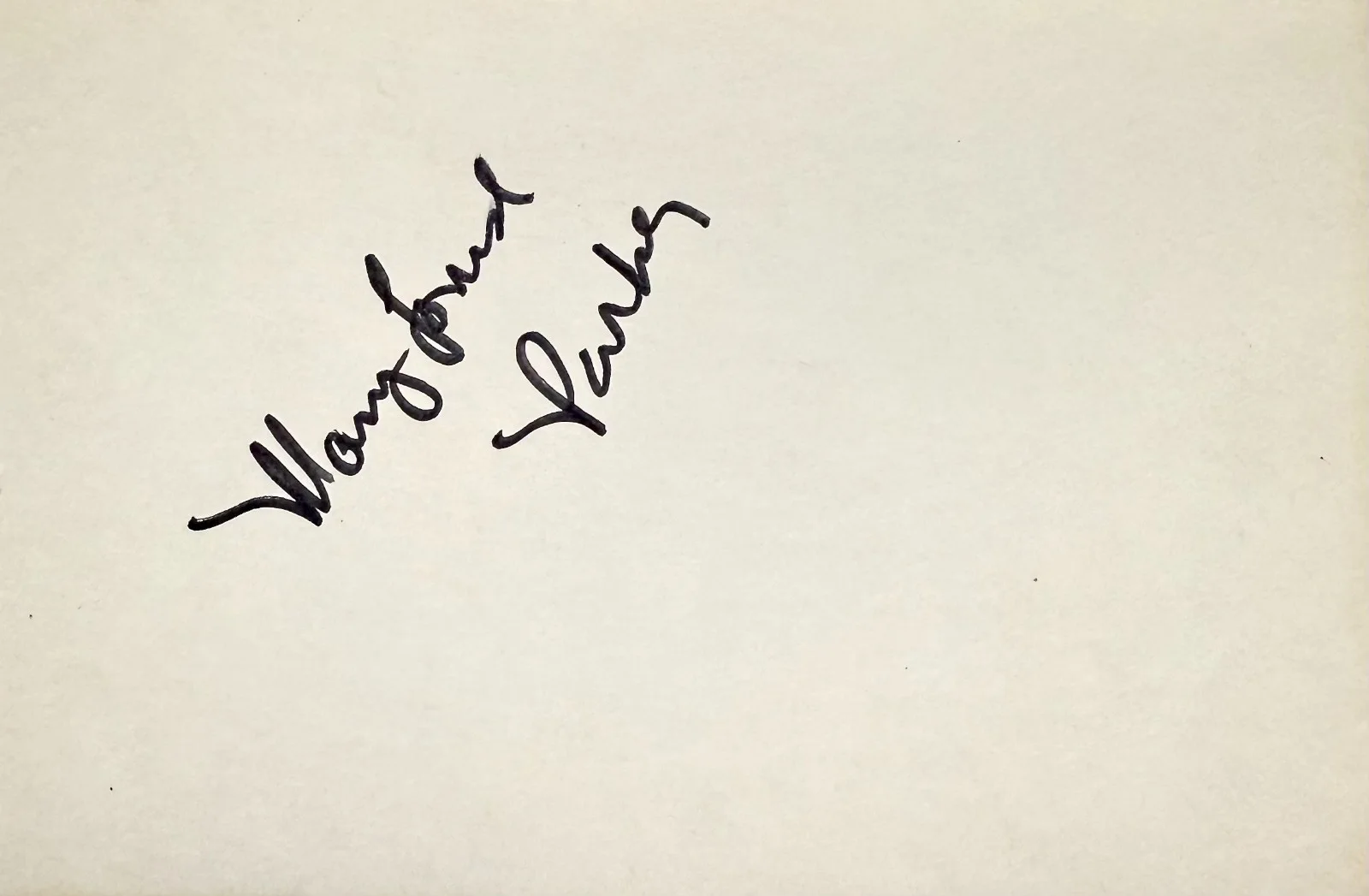 Mary Louise Parker — MARY LOUISE PARKER Signed Autographed 4x6 INDEX CARD The Blacklist Mr. Mercedes, изображение 3