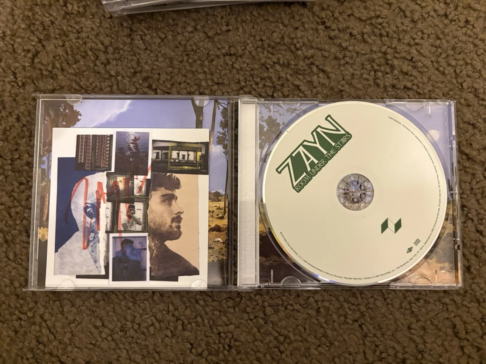 Zayn Malik Signed Room Under The Stairs CD Art Card Autograph, изображение 3