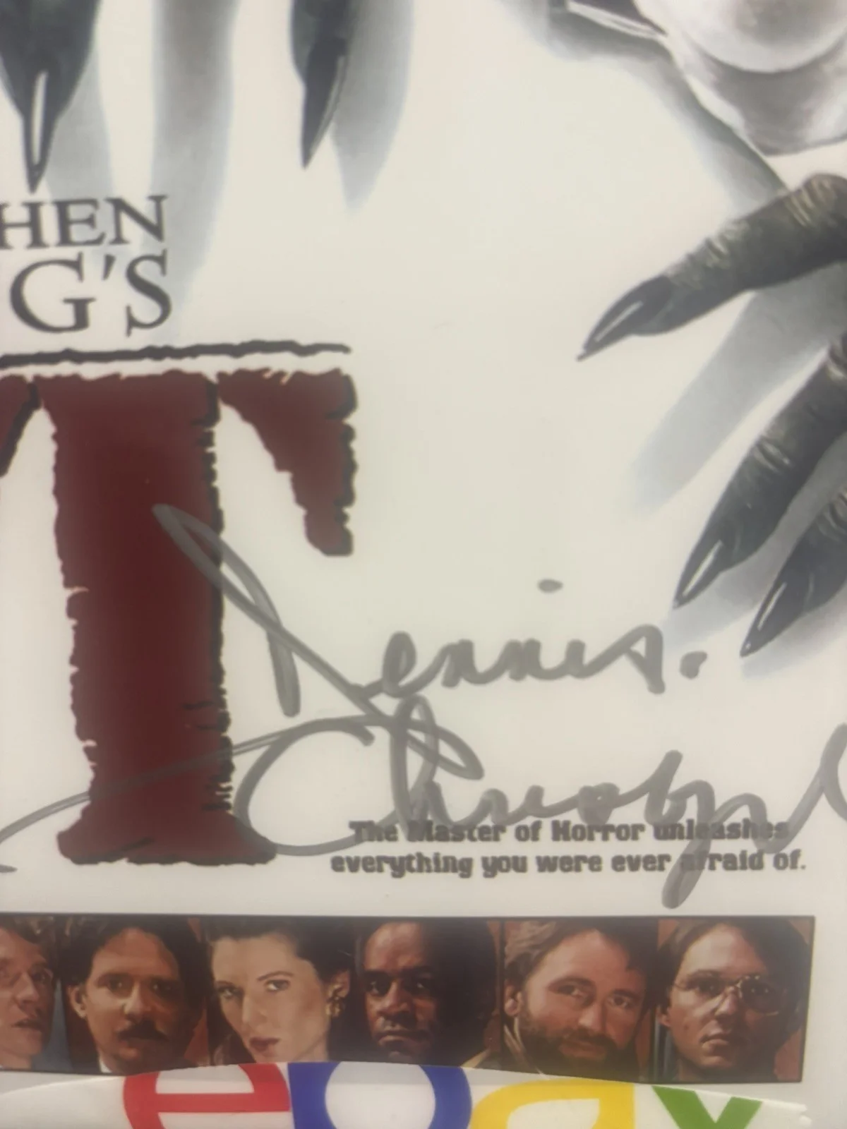 Dennis Christopher — Dennis Christopher Signed 8x10 IT 1990 Eddie Kaspbrak Pennywise Photo COA, image 2