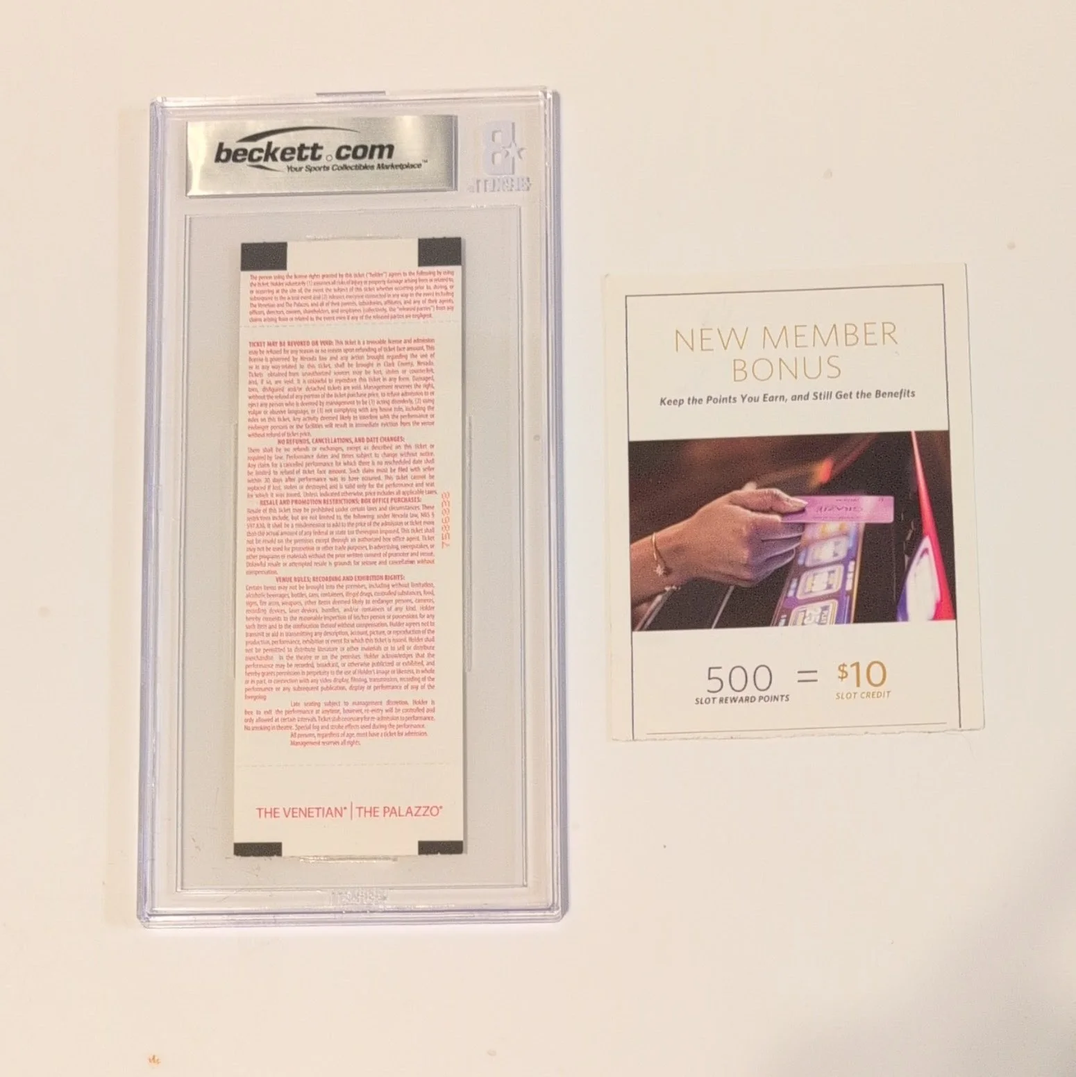 Willie Nelson Beckett Authenticated Autographed Ticket + Pre-Show Backstage Pass, image 2