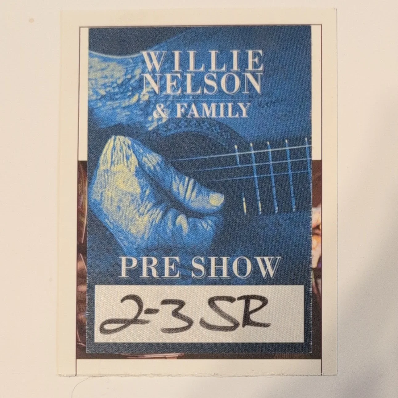 Willie Nelson Beckett Authenticated Autographed Ticket + Pre-Show Backstage Pass, image 5