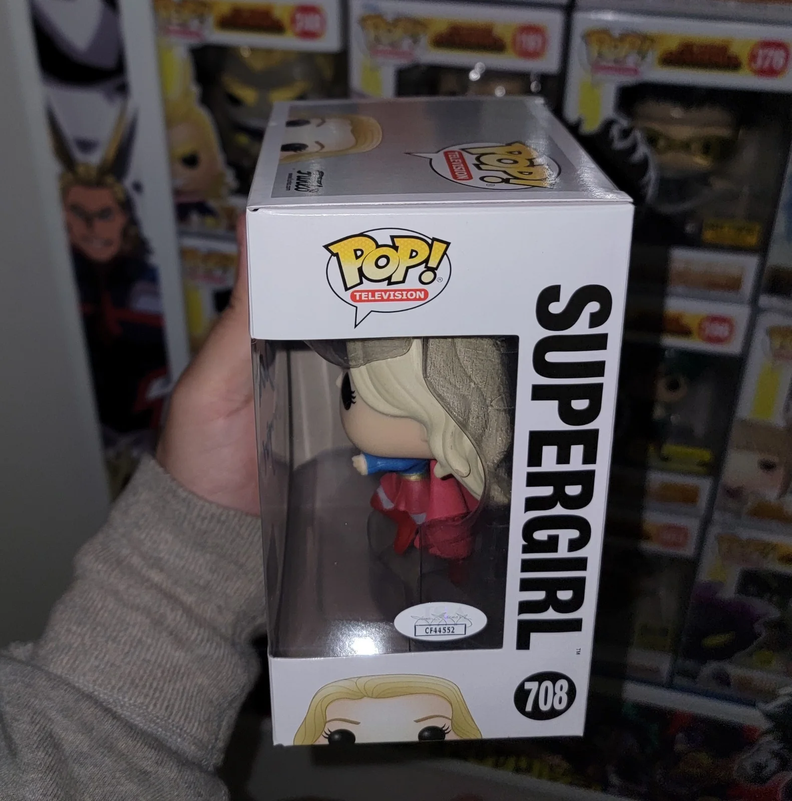 Melissa Benoist — Supergirl DC #708 Funko Pop Signed by Melissa Benoist JSA COA *Character Name*, image 2