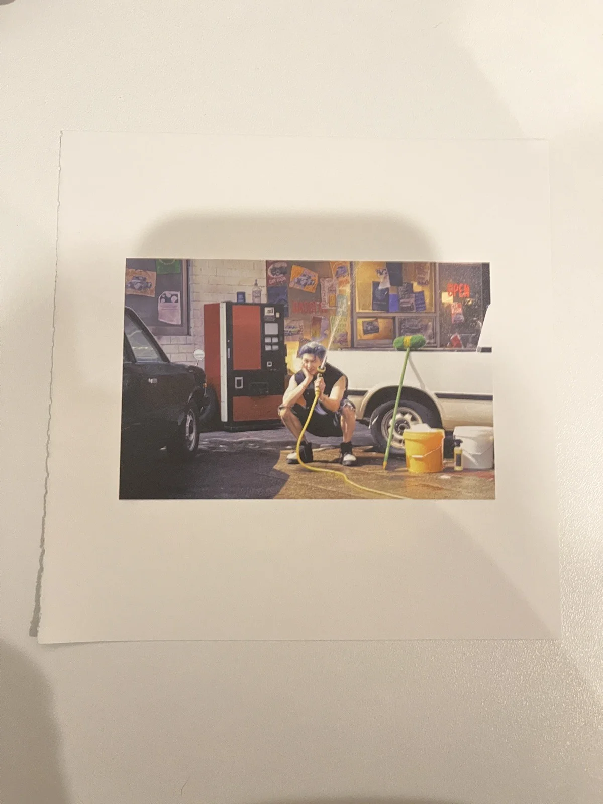 BTS RAP MONSTER Fan Sign Event 🧨 BTS: K-Pop Rare Autographed Hand Signed CARD, image 4
