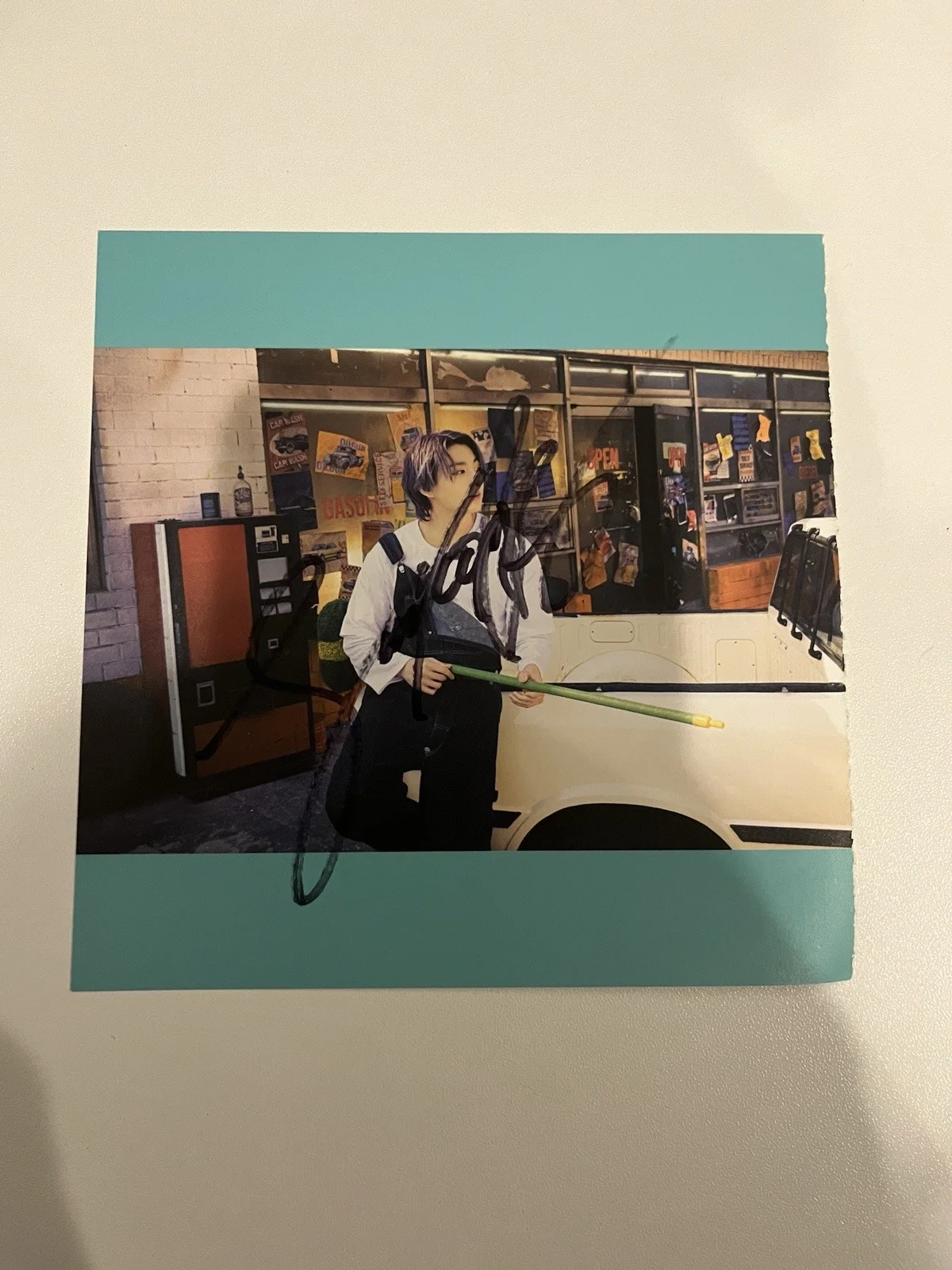 BTS JUNGKOOK Fan Sign Event BTS: Autographed Hand Signed 4x4” CARD, изображение 4
