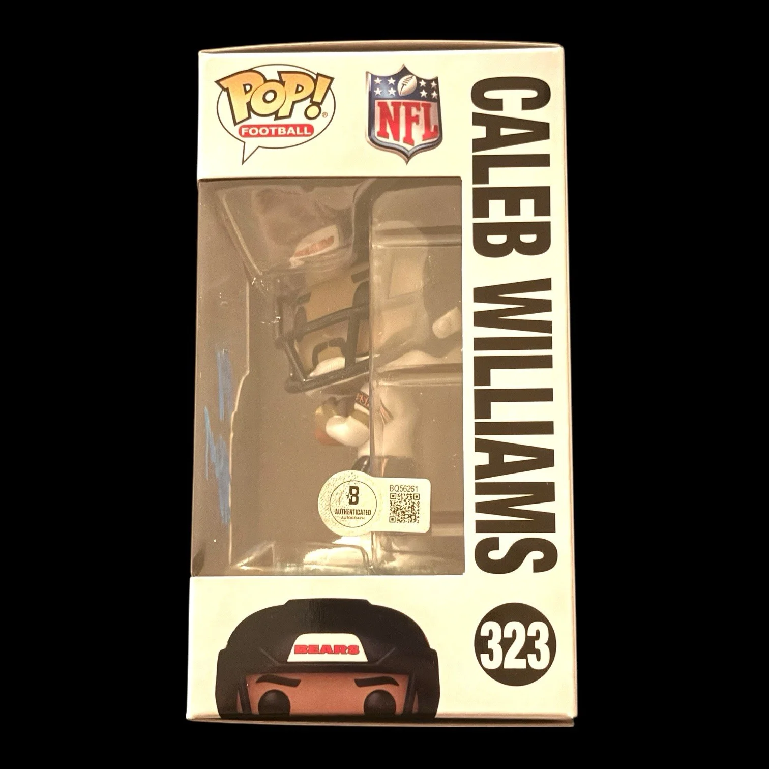 Caleb Williams Signed Funko Pop #323 BAS Beckett COA Autograph Bears, image 2