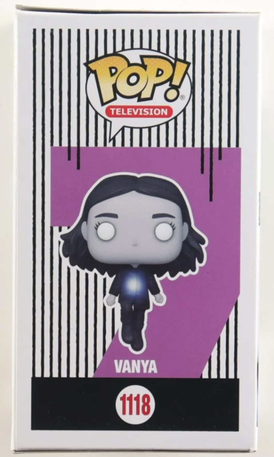 Elliot page — Elliott Page Signed Vanya Funko Pop! #1118 ACOA COA The Umbrella Academy, image 4